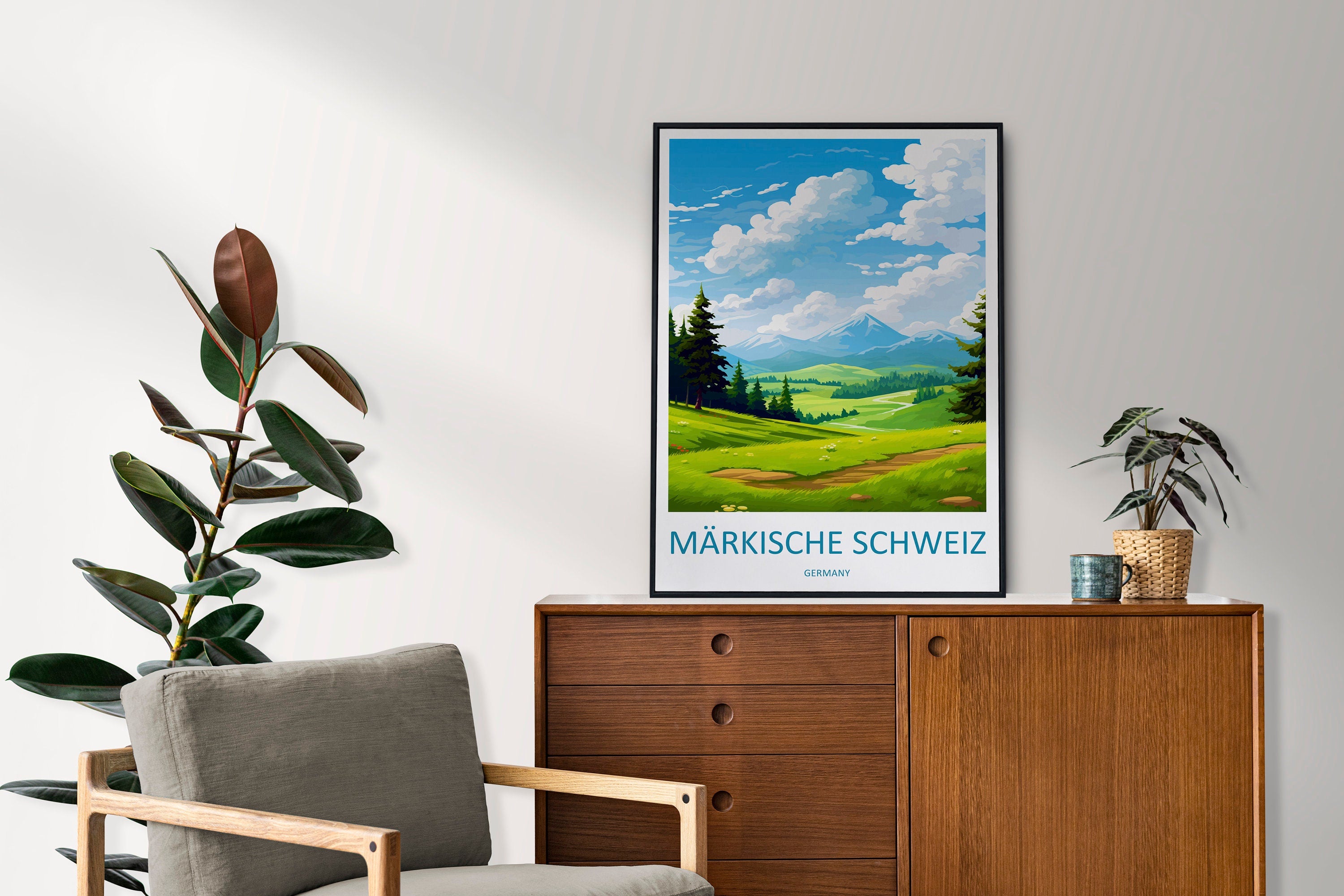 Märkische Schweiz Travel Print