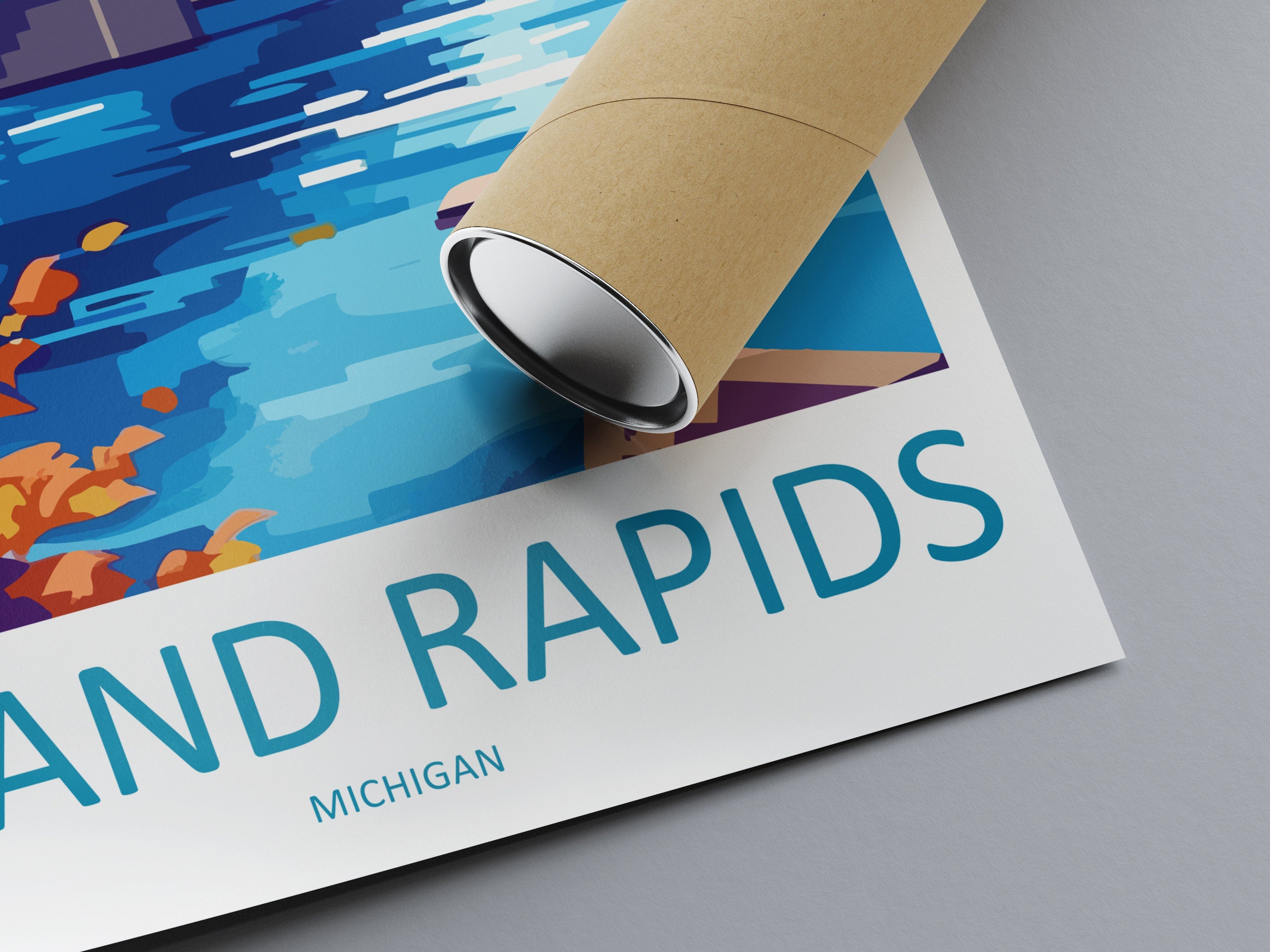 Grand Rapids Travel Print