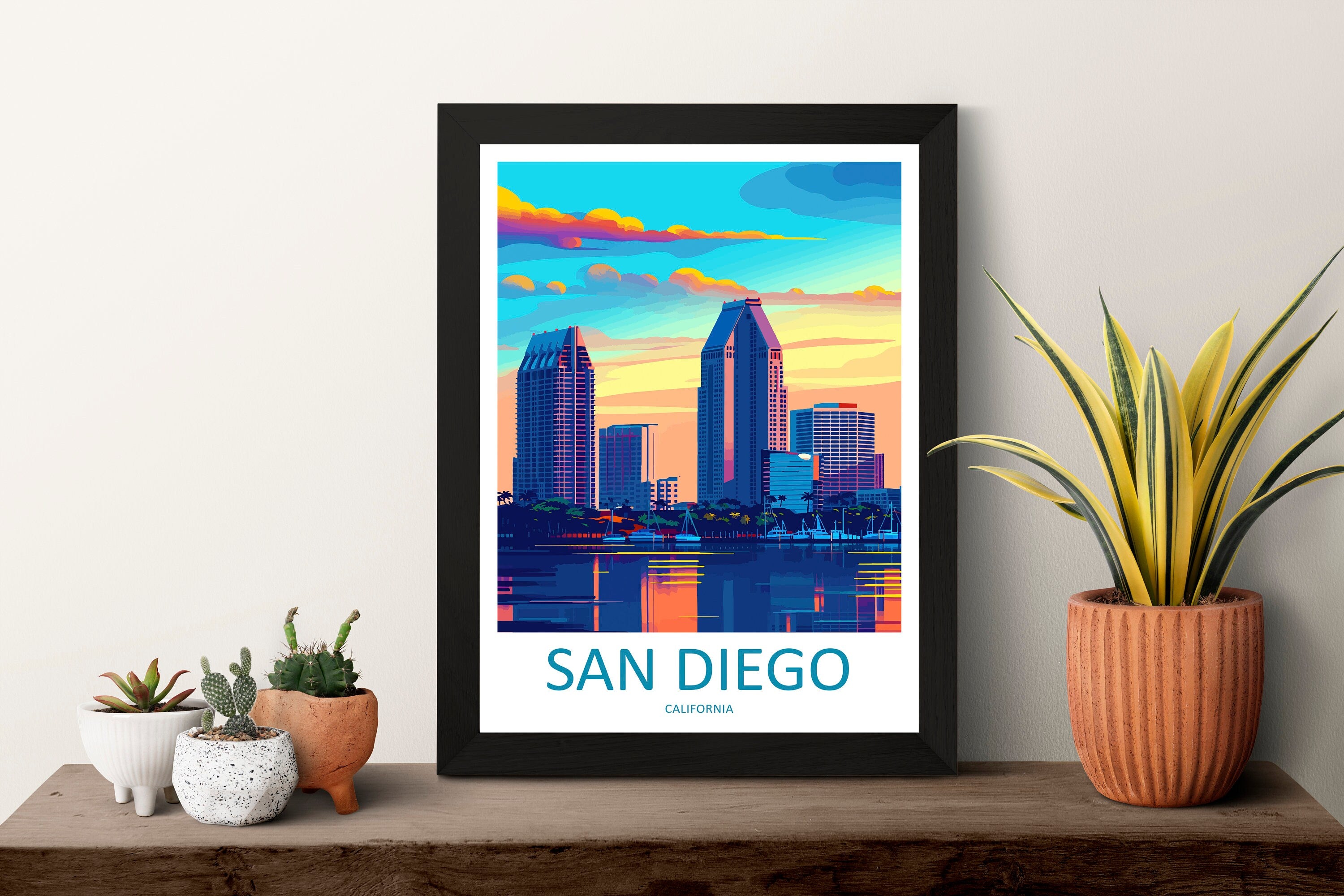 San Diego Travel Print