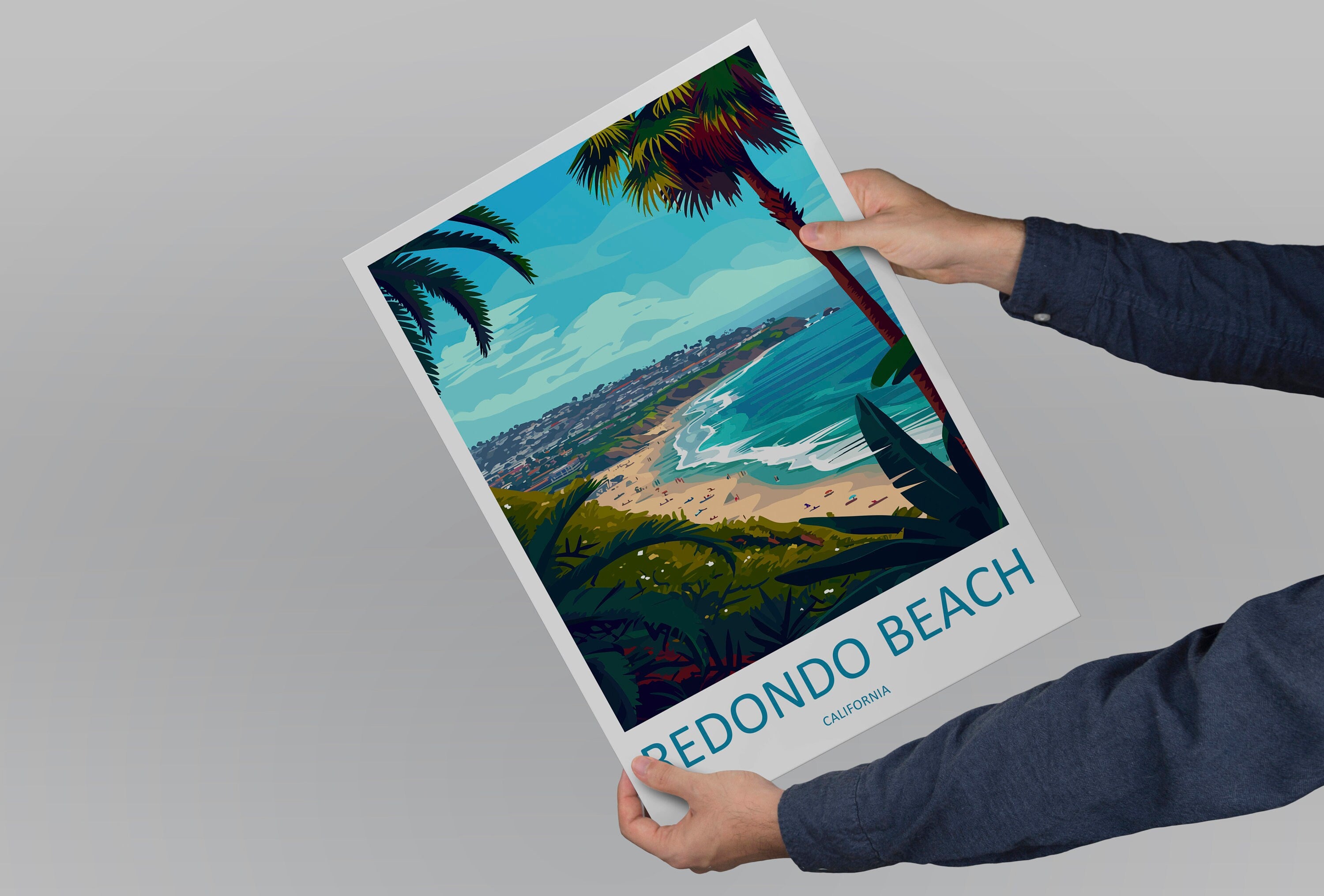 Redondo Beach Travel Print