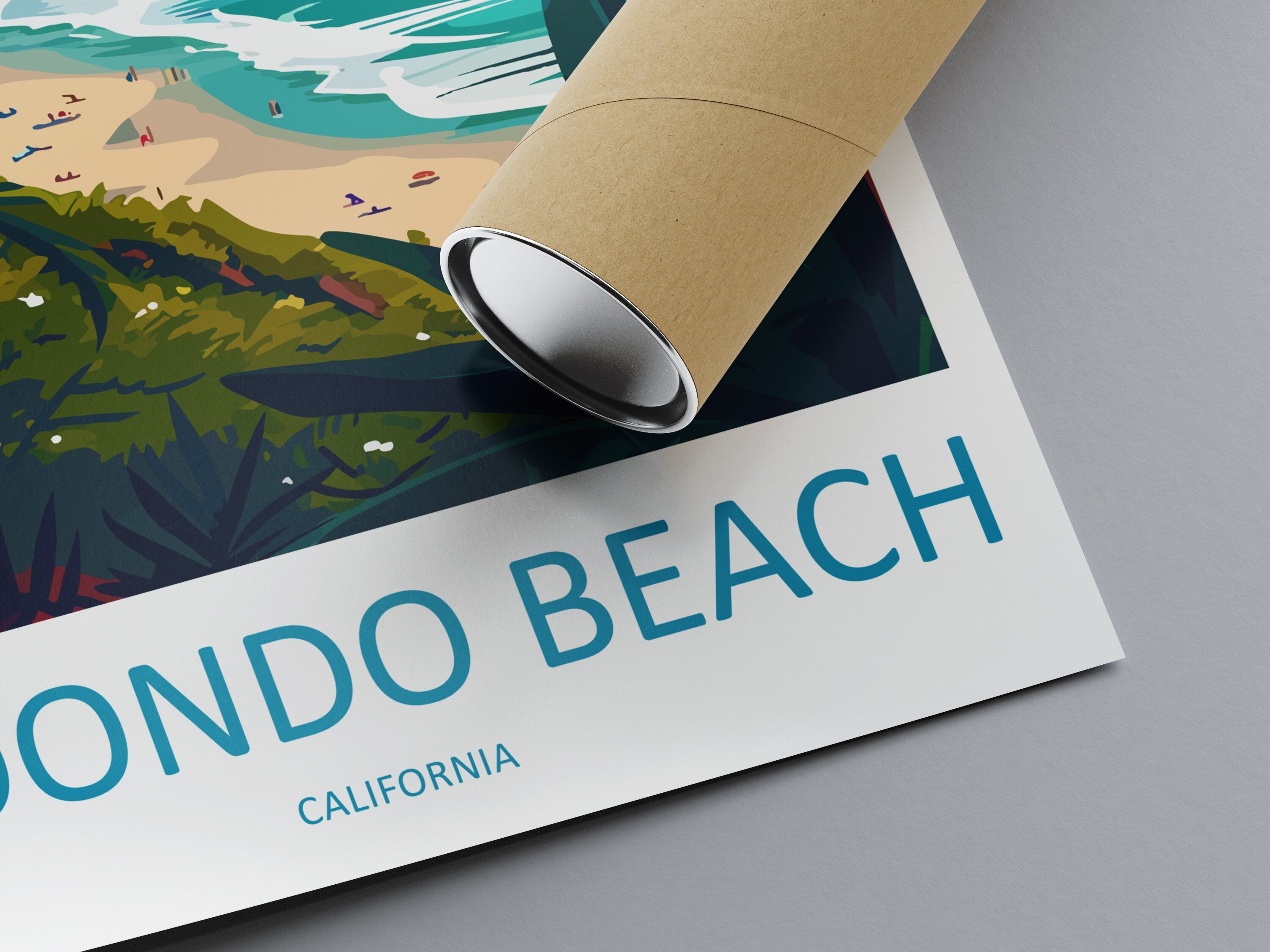 Redondo Beach Travel Print