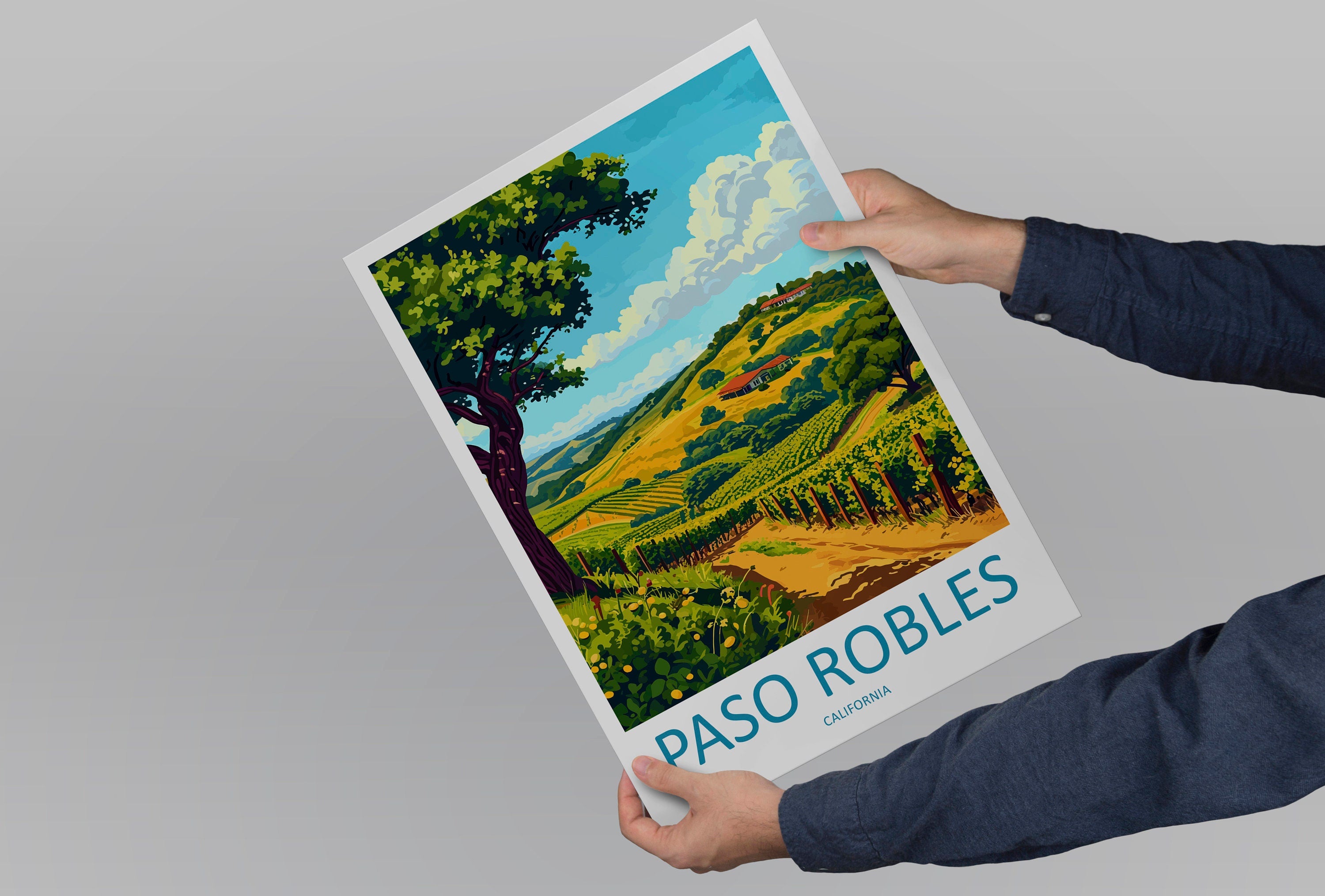 Paso Robles Travel Print