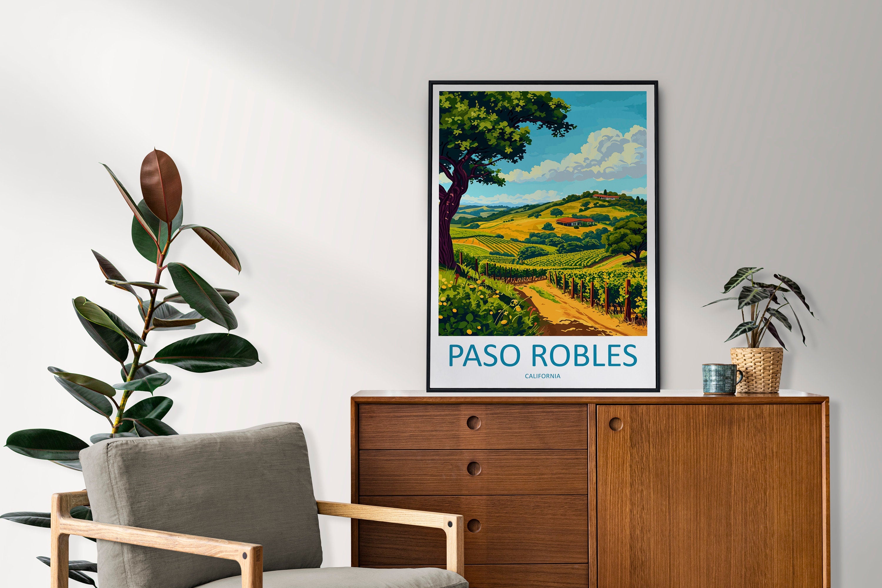 Paso Robles Travel Print