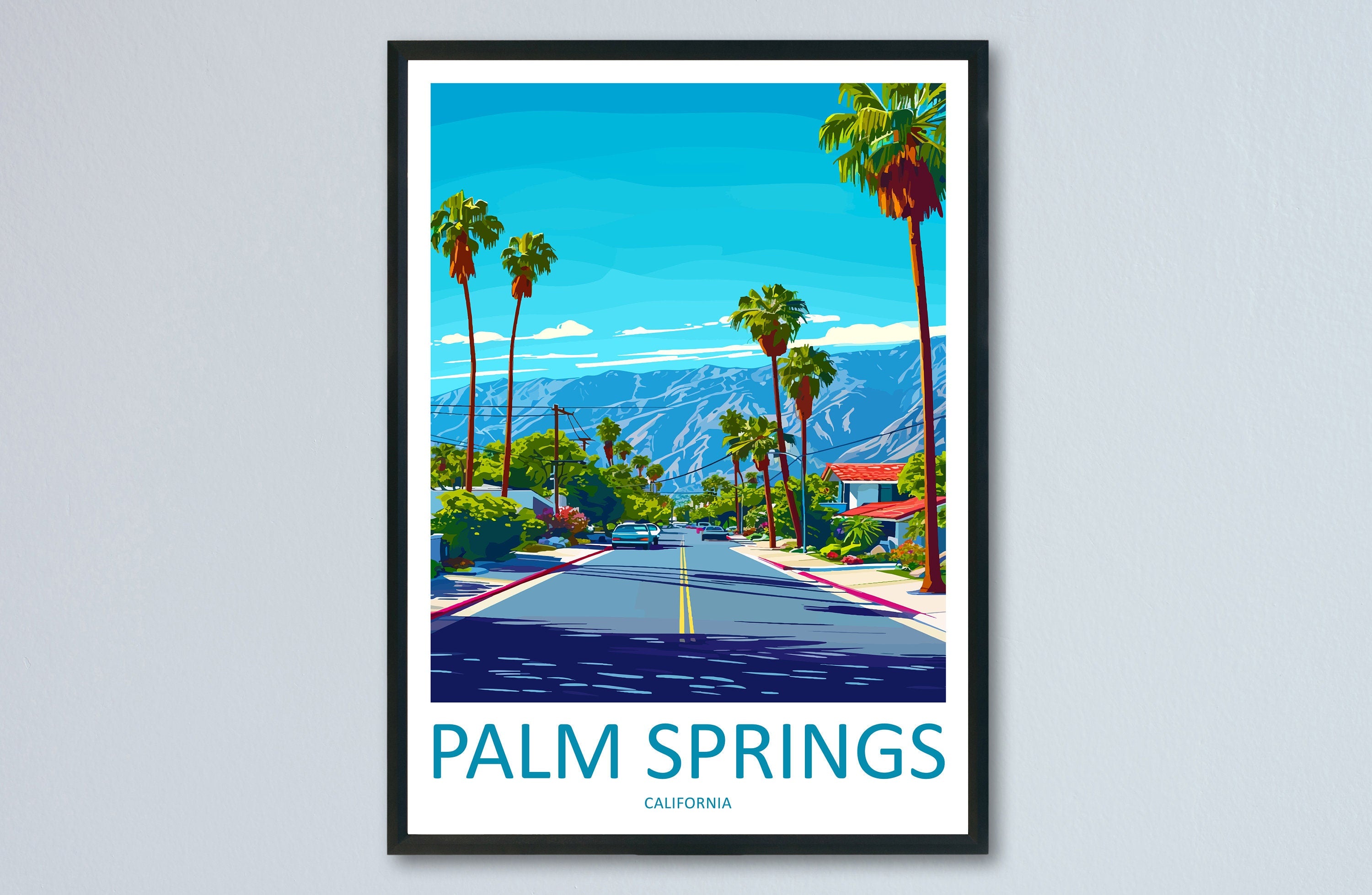 Palm Springs Travel Print