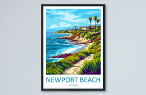 Newport Beach Travel Print