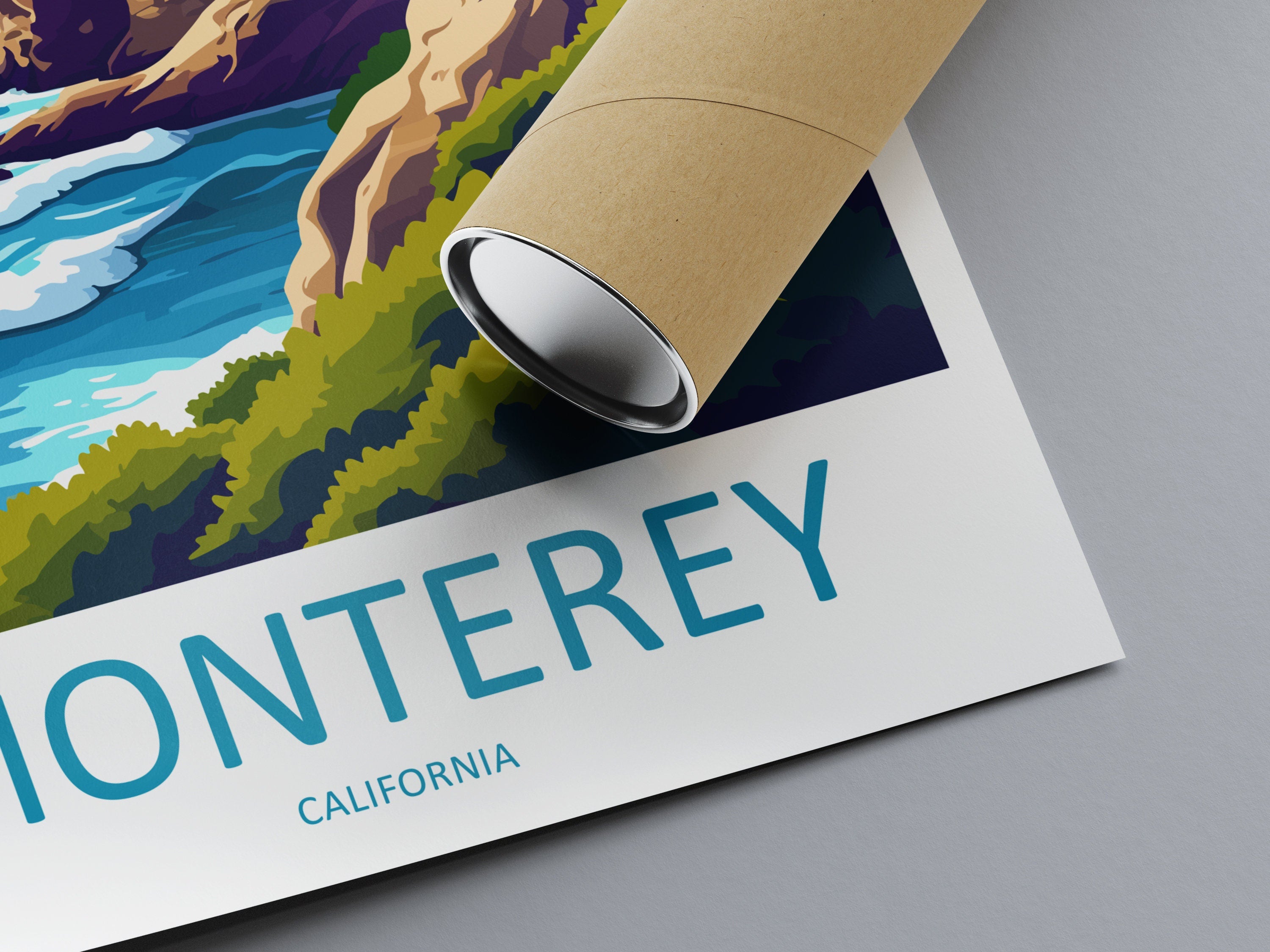 Monterey Bay Travel Print