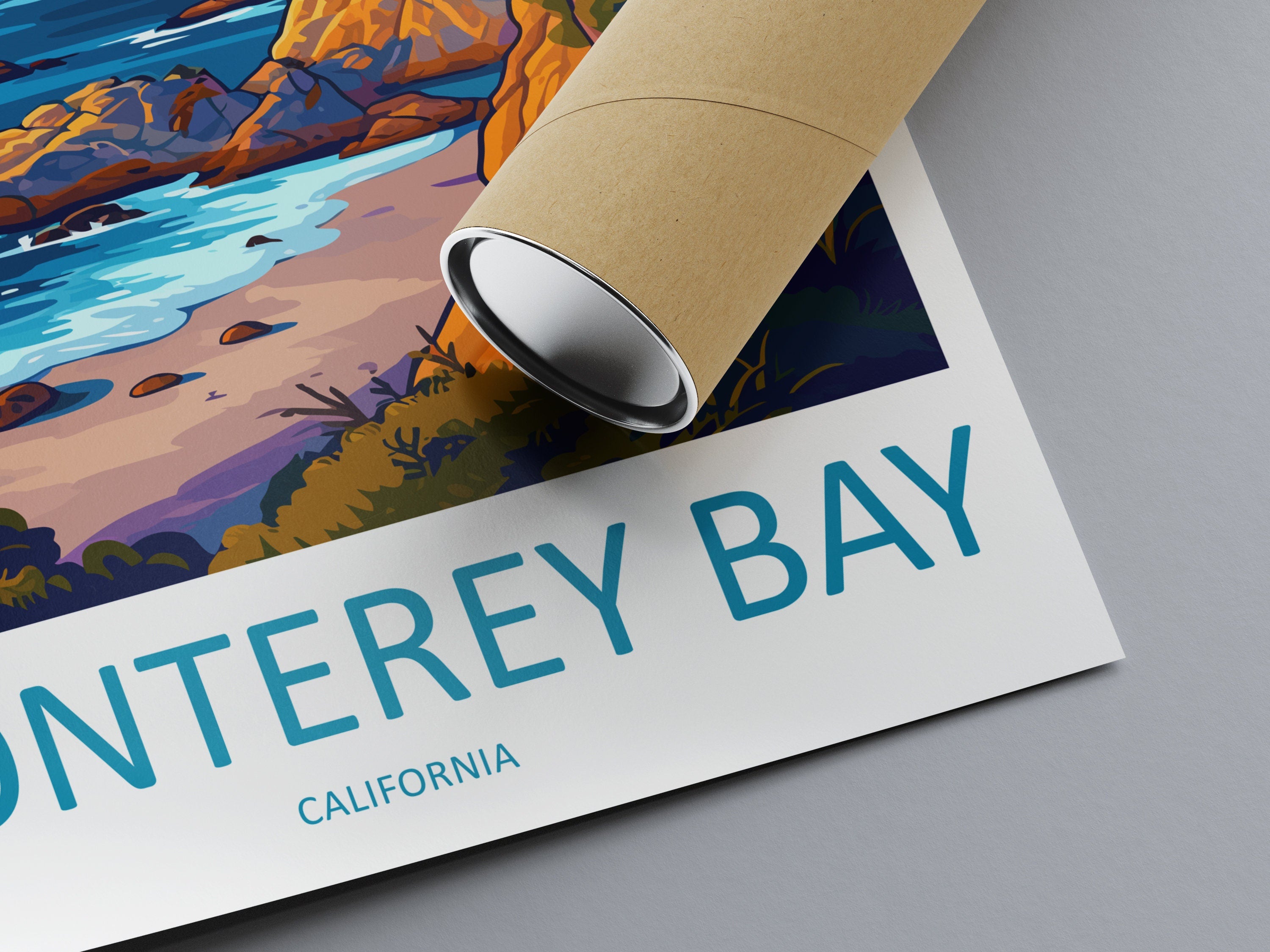 Monterey Bay Travel Print