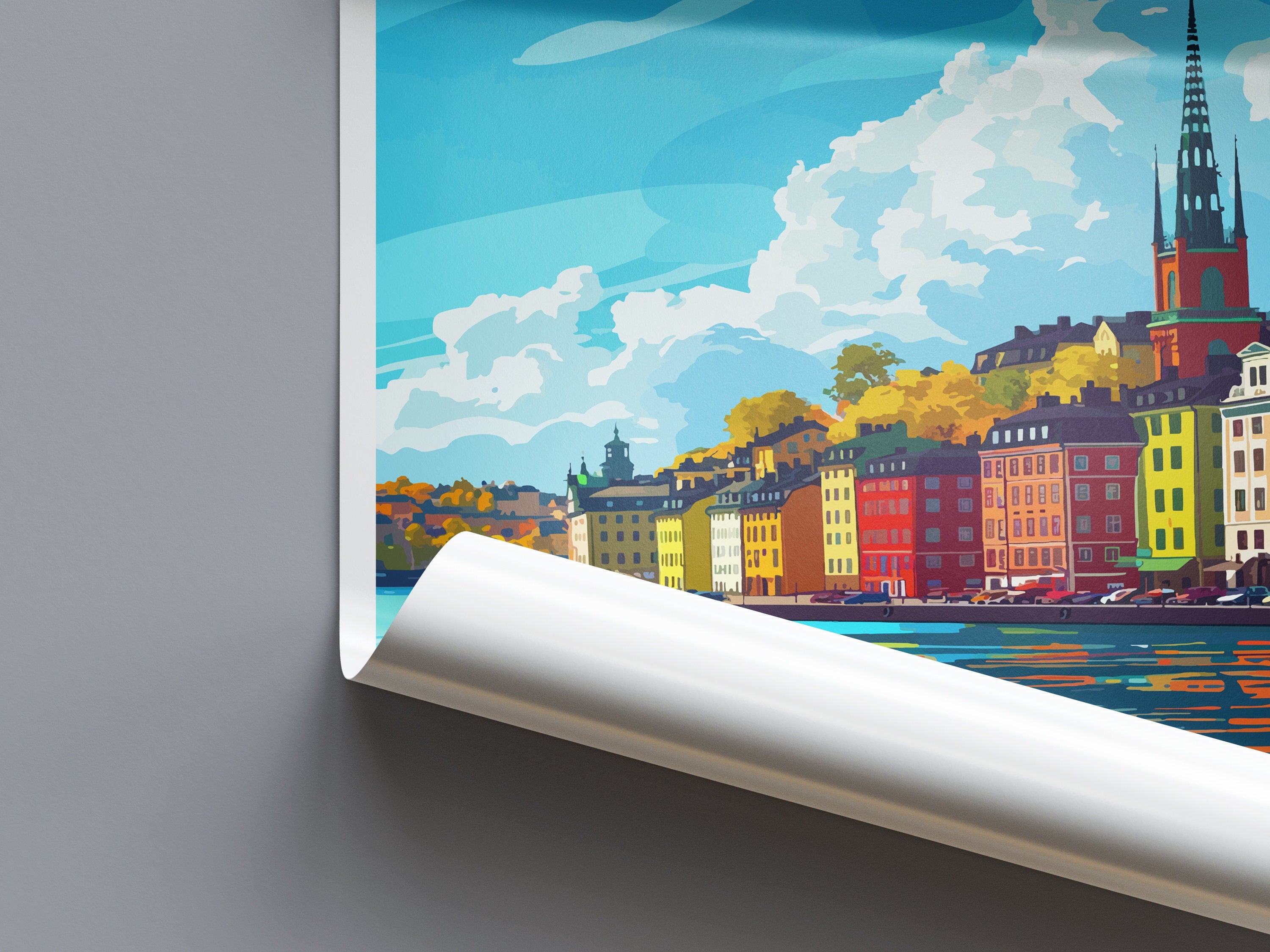 Stockholm Print Stockholm Home Décor Sweden Art Print Stockholm Wall Print For Sweden Gift Wall Hanging Stockholm Home Decor Artwork Swedish