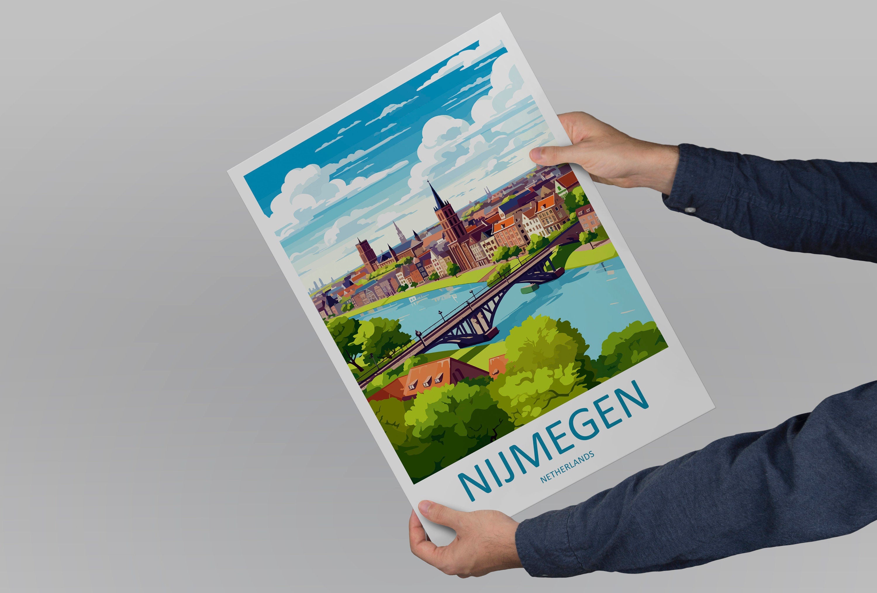 Nijmegen Travel Print