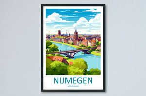 Nijmegen Travel Print