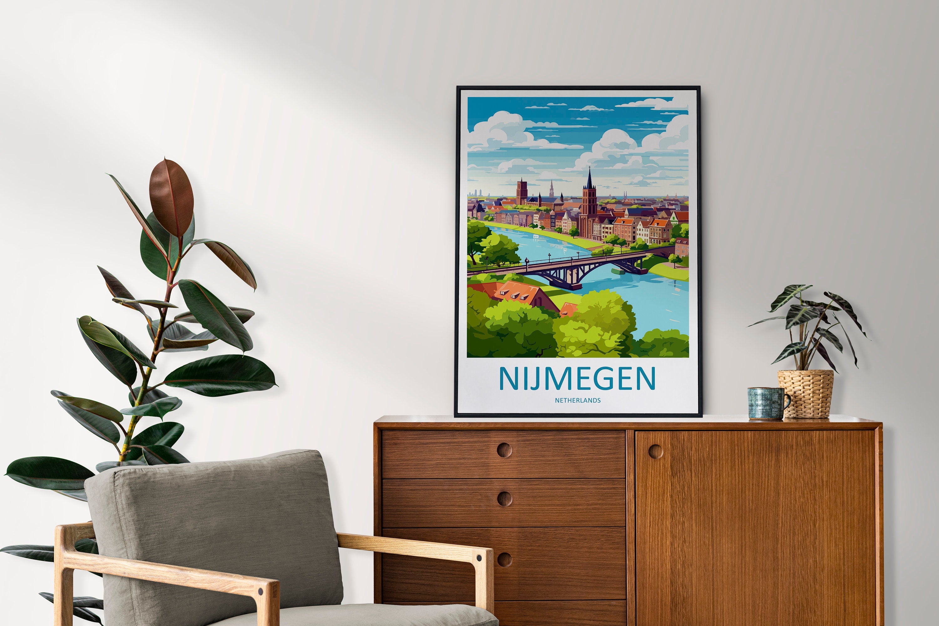 Nijmegen Travel Print