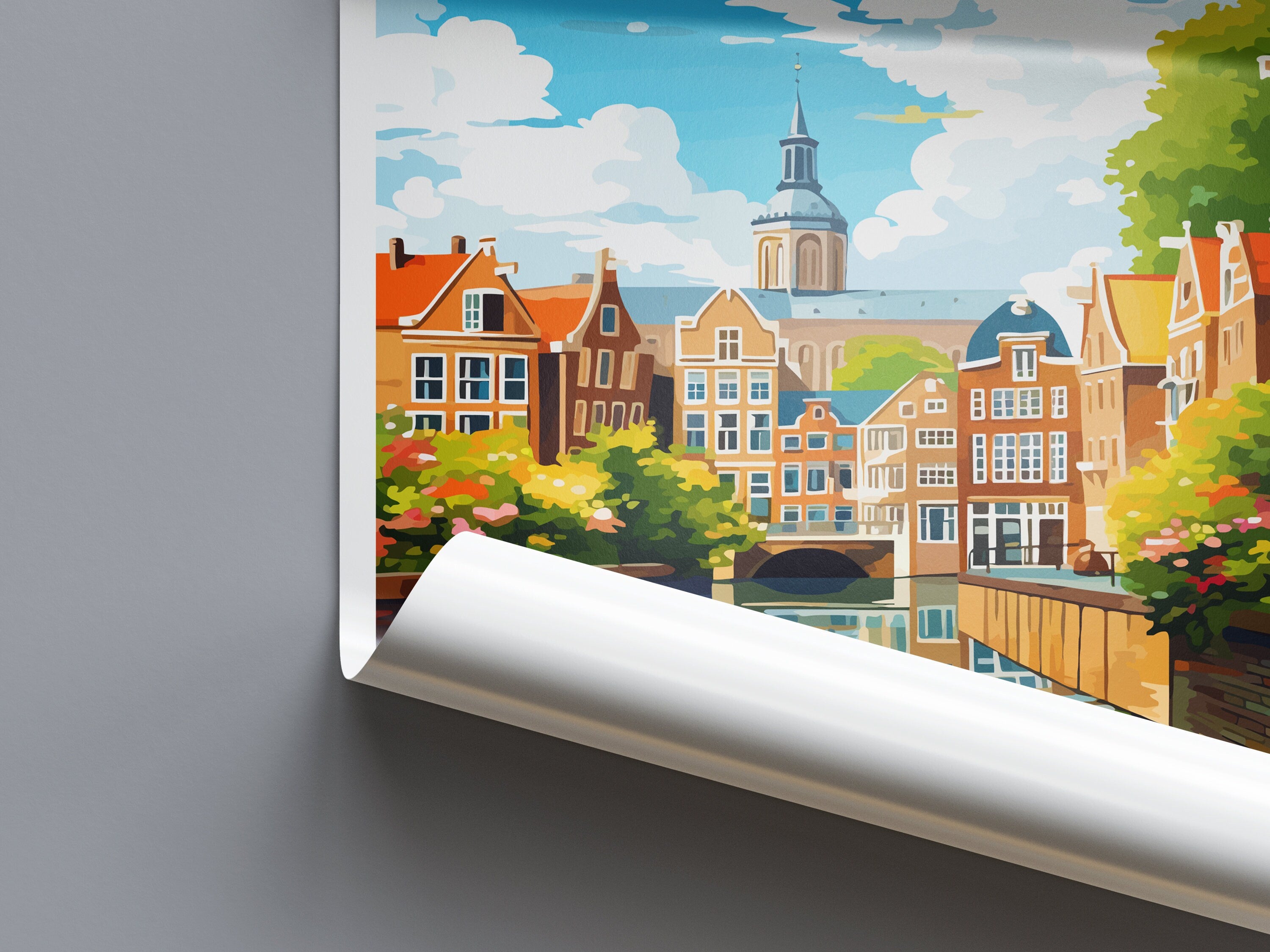 Haarlem Travel Print Haarlem Home Décor Haarlem Art Print Haarlem Wall Print For Netherlands Haarlem Gift For Haarlem