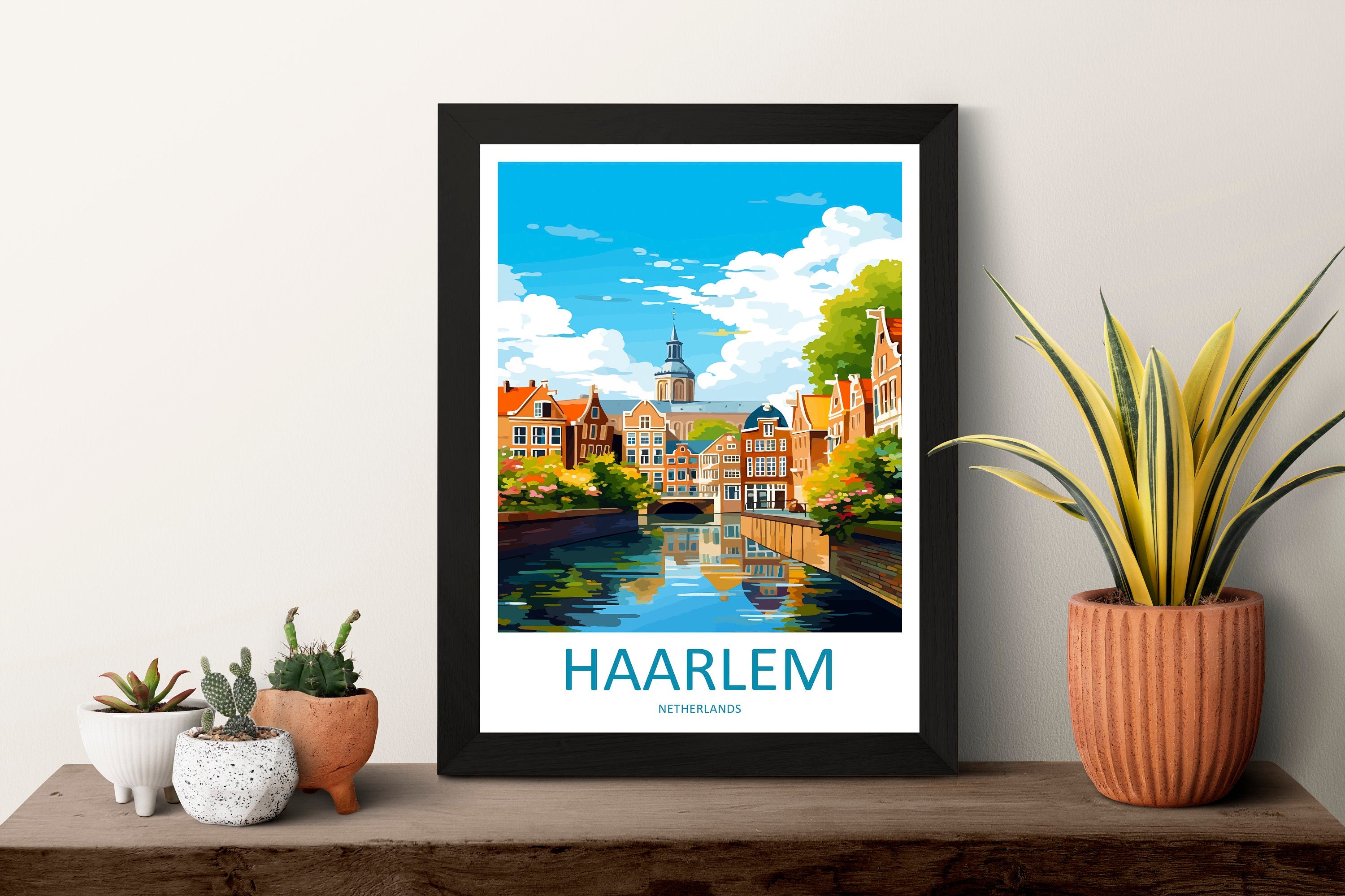 Haarlem Travel Print Haarlem Home Décor Haarlem Art Print Haarlem Wall Print For Netherlands Haarlem Gift For Haarlem