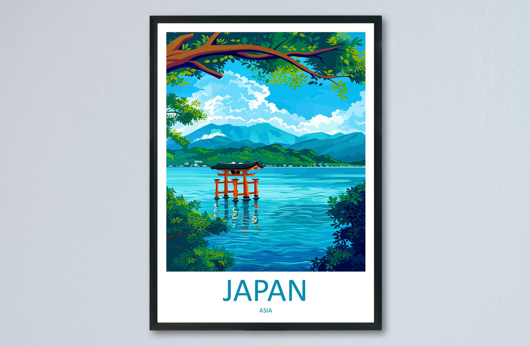 Japan Travel Print Wall Art Japan Wall Hanging Home Décor Japan Gift Art Lovers Tokyo Art Lover Gift Tokyo Travel Gift