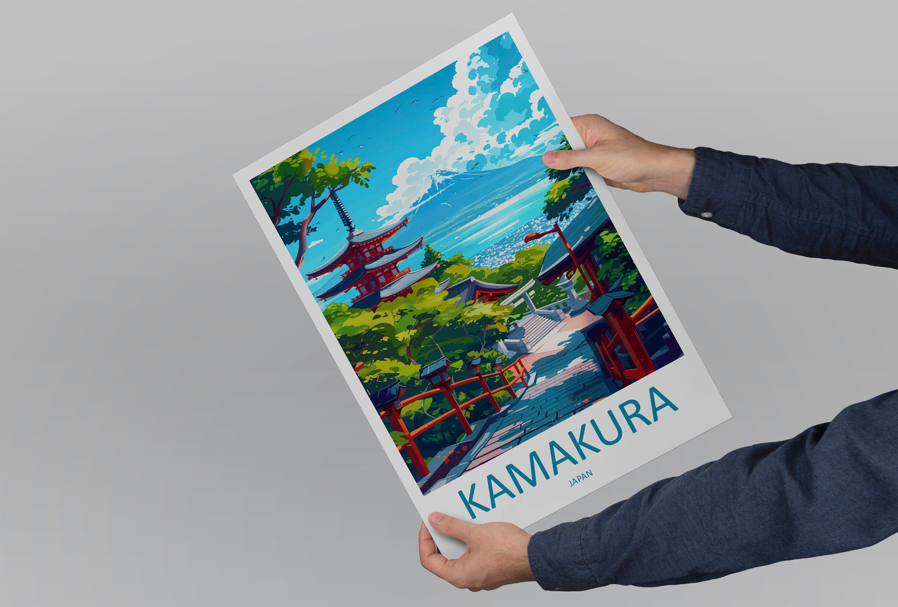 Kamakura Travel Print