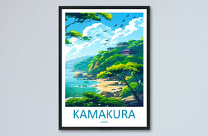 Kamakura Travel Print