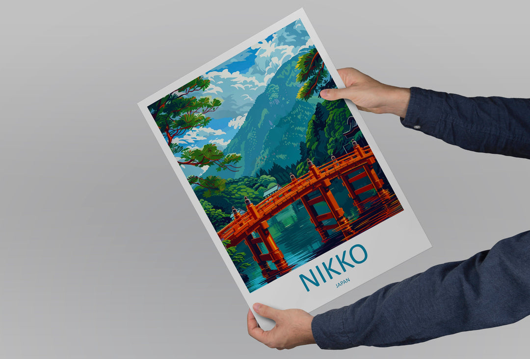 Nikko Travel Print Wall Art Nikko Wall Hanging Home Décor Nikko Gift Art Lovers Japan Art Lover Gift Japan Travel Gift