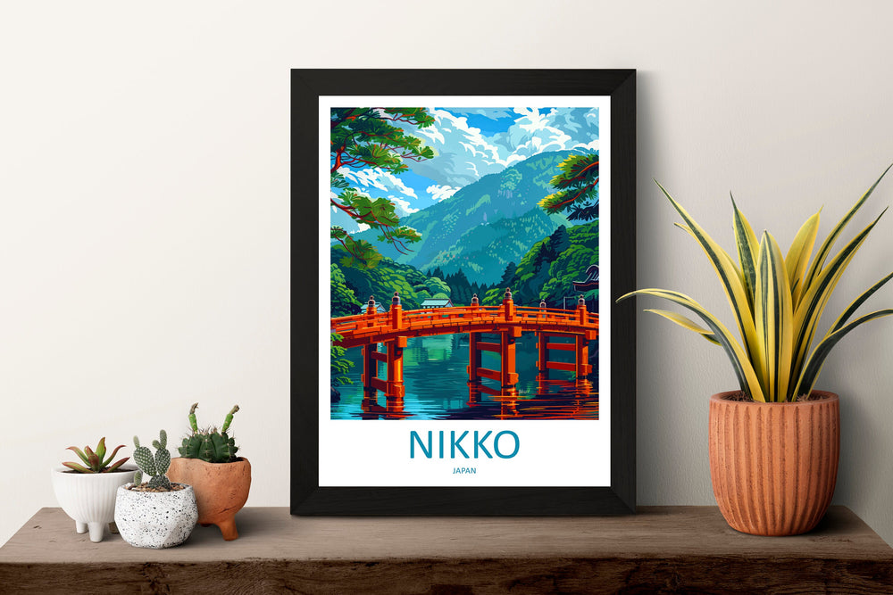 Nikko Travel Print Wall Art Nikko Wall Hanging Home Décor Nikko Gift Art Lovers Japan Art Lover Gift Japan Travel Gift
