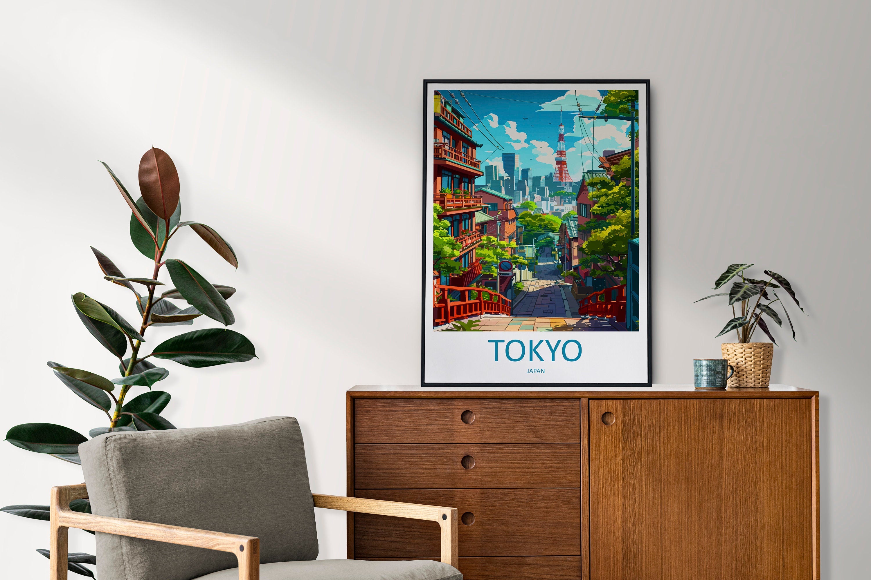 Japan Travel Print Wall Art Japan Wall Hanging Home Décor Japan Gift Art Lovers Tokyo Art Lover Gift Tokyo Travel Gift