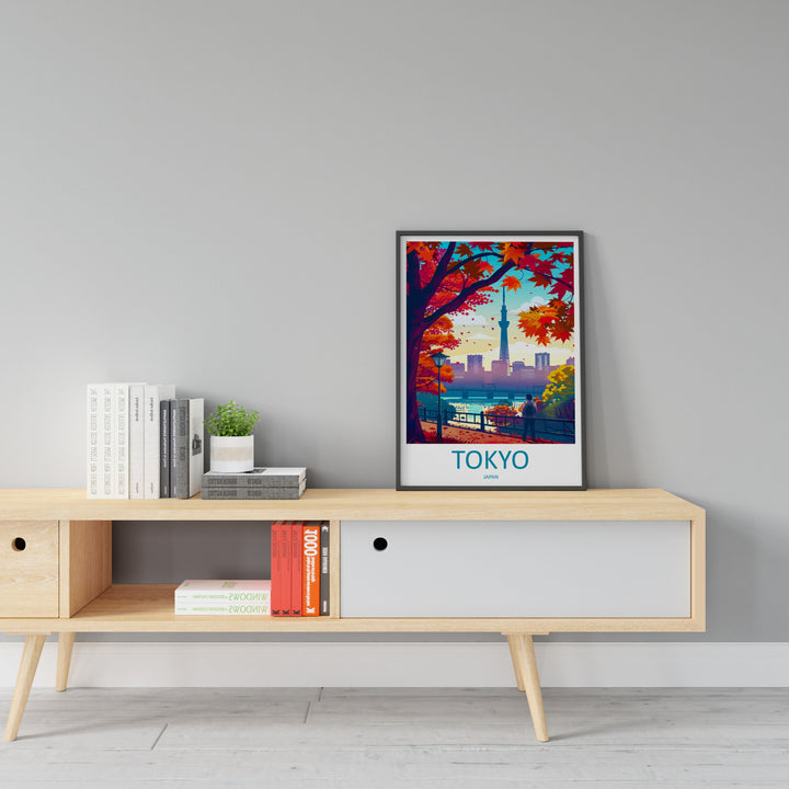 Japan Travel Print Wall Art Japan Wall Hanging Home Décor Japan Gift Art Lovers Tokyo Art Lover Gift Tokyo Travel Gift
