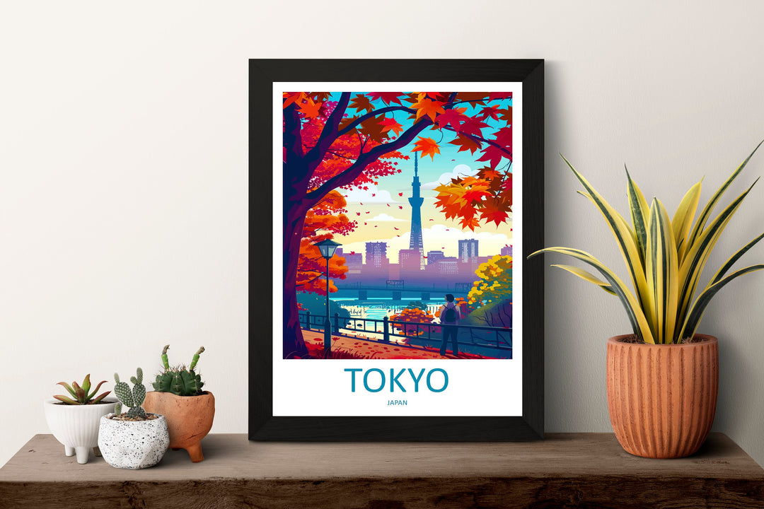 Japan Travel Print Wall Art Japan Wall Hanging Home Décor Japan Gift Art Lovers Tokyo Art Lover Gift Tokyo Travel Gift