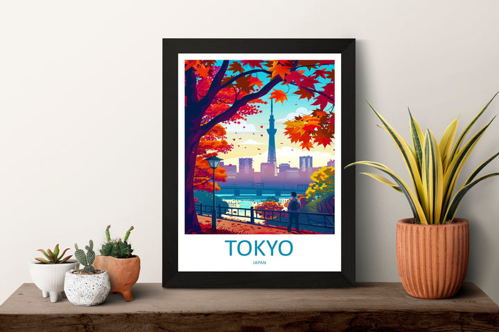 Japan Travel Print Wall Art Japan Wall Hanging Home Décor Japan Gift Art Lovers Tokyo Art Lover Gift Tokyo Travel Gift