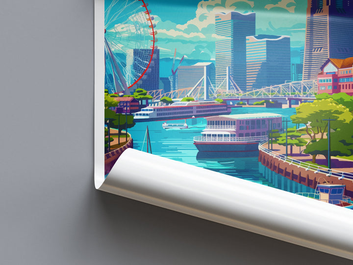 Yokohama Travel Print Wall Art Yokohama Wall Hanging Home Décor Japan Gift Art Lovers Yokohama Art Lover Gift Yokohama Travel Gift