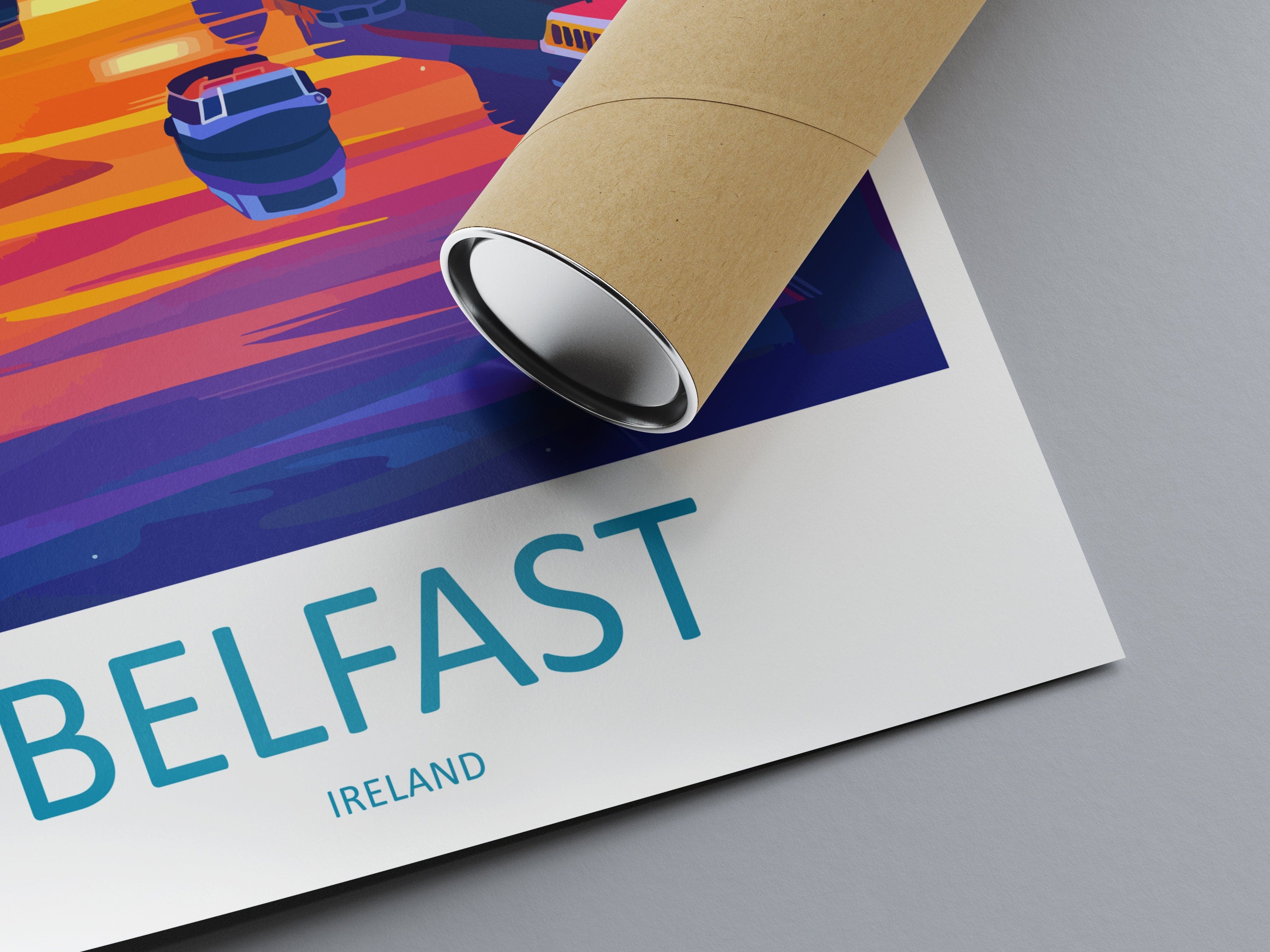 Belfast Travel Print