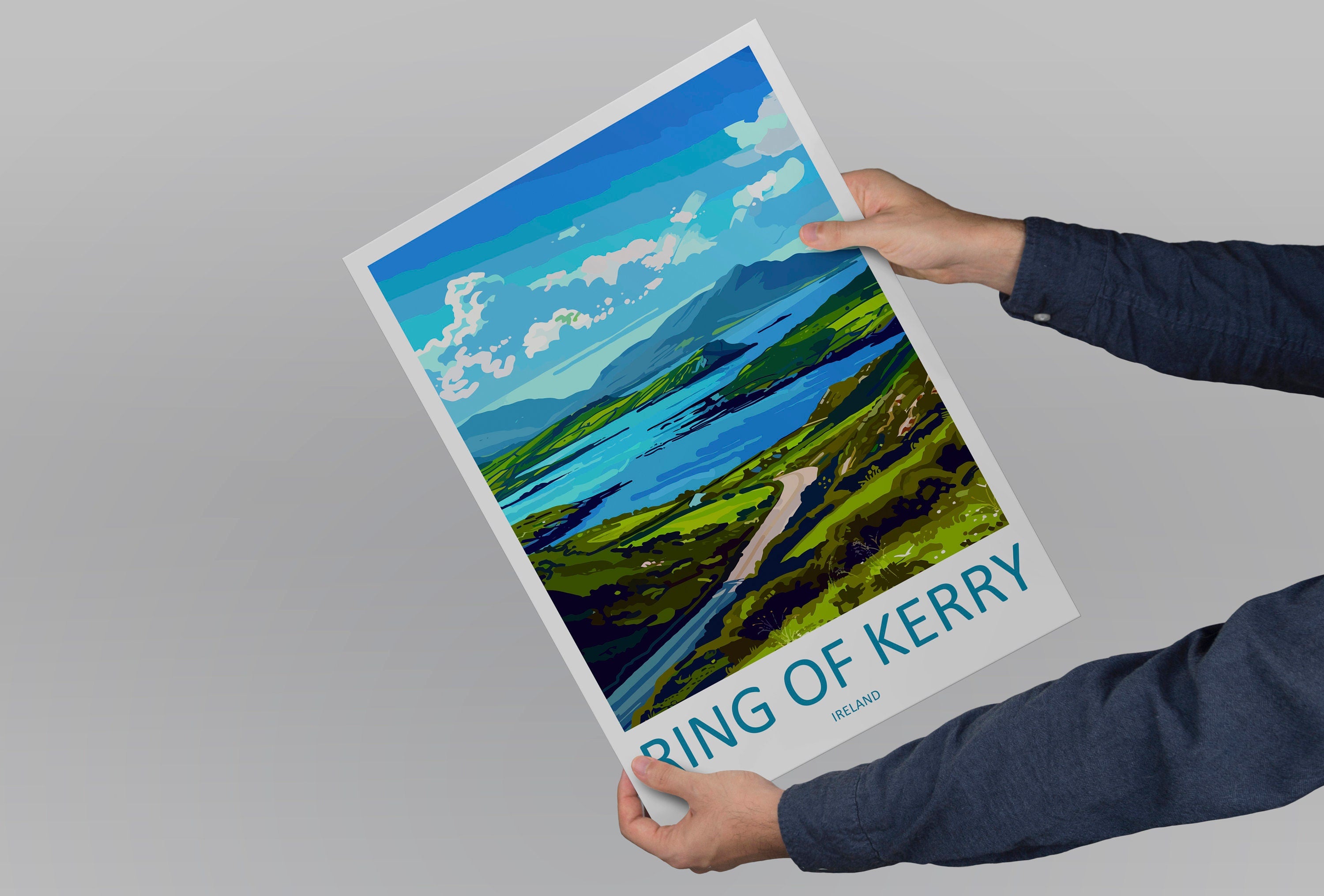 Ring Of Kerry Print Ring Of Kerry Home Decor Landscape Art Print Ring Of Kerry