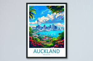 Auckland Travel Print