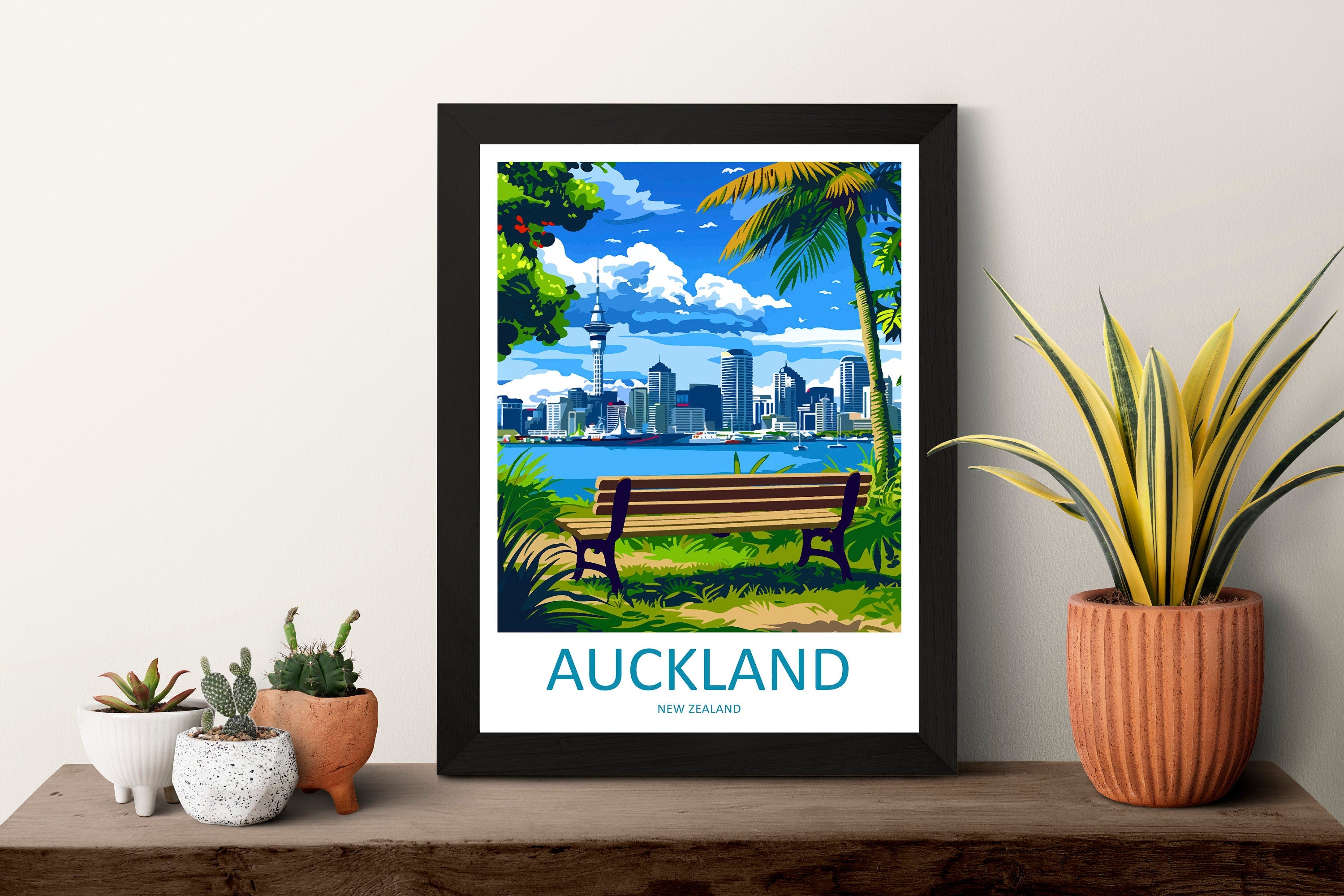 Auckland Travel Print