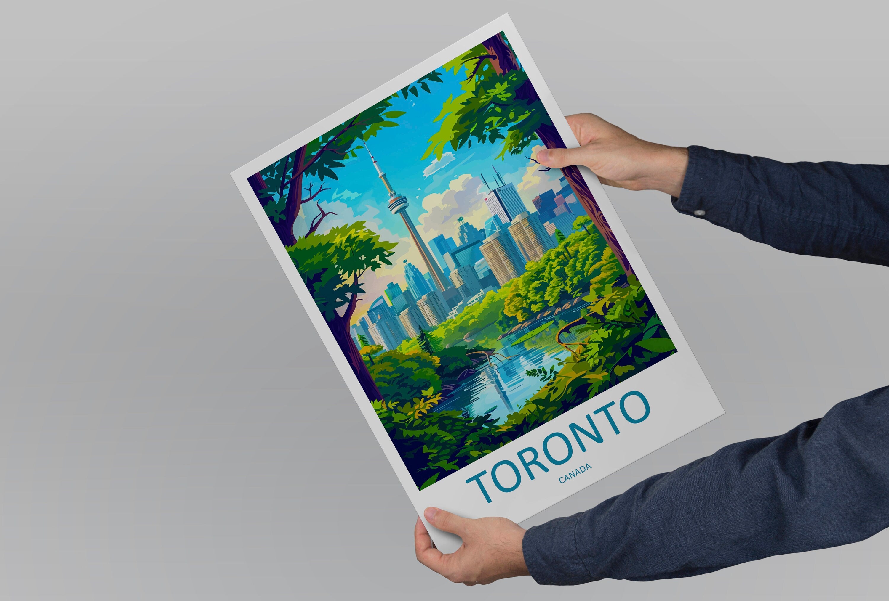 Toronto Travel Print