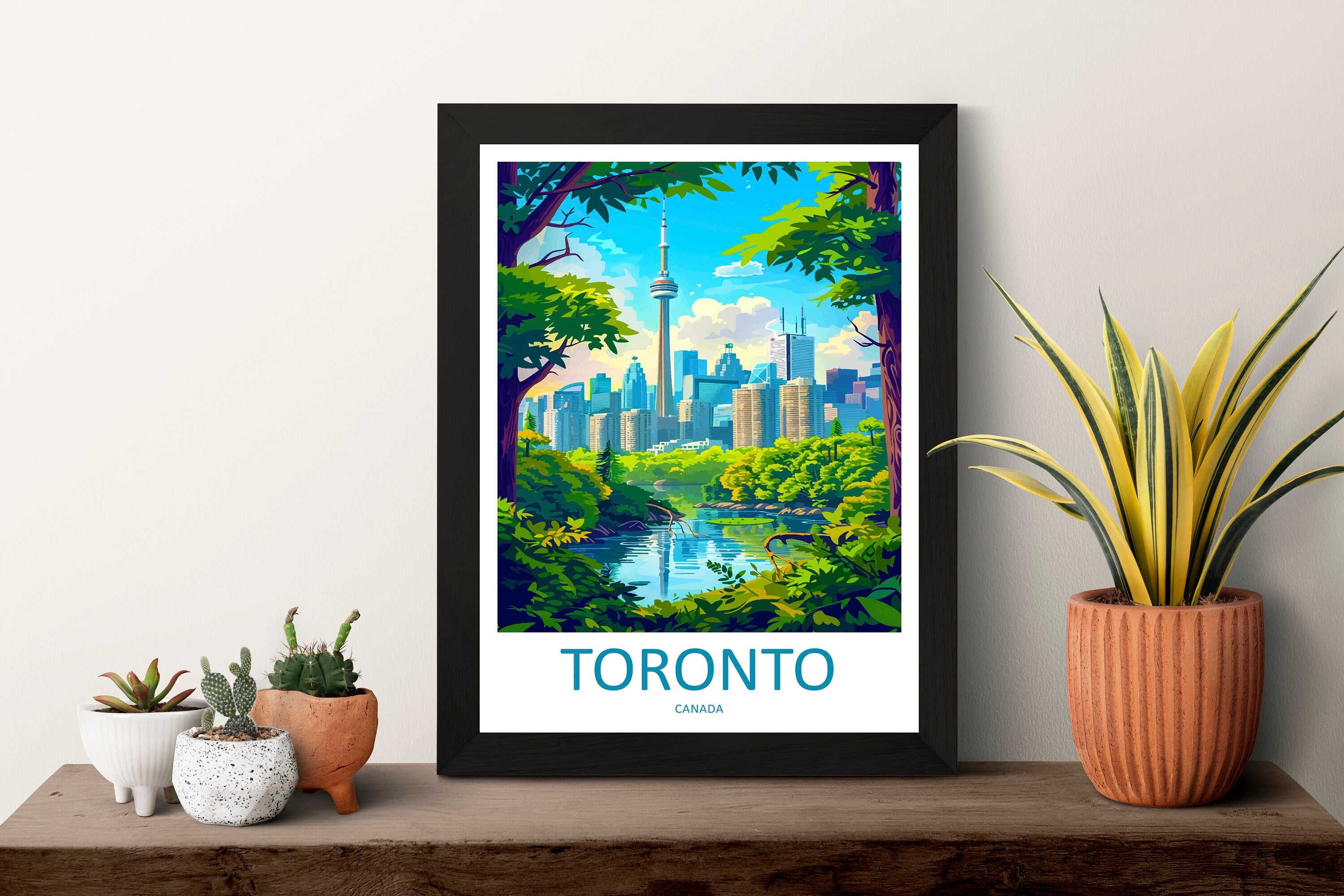 Toronto Travel Print