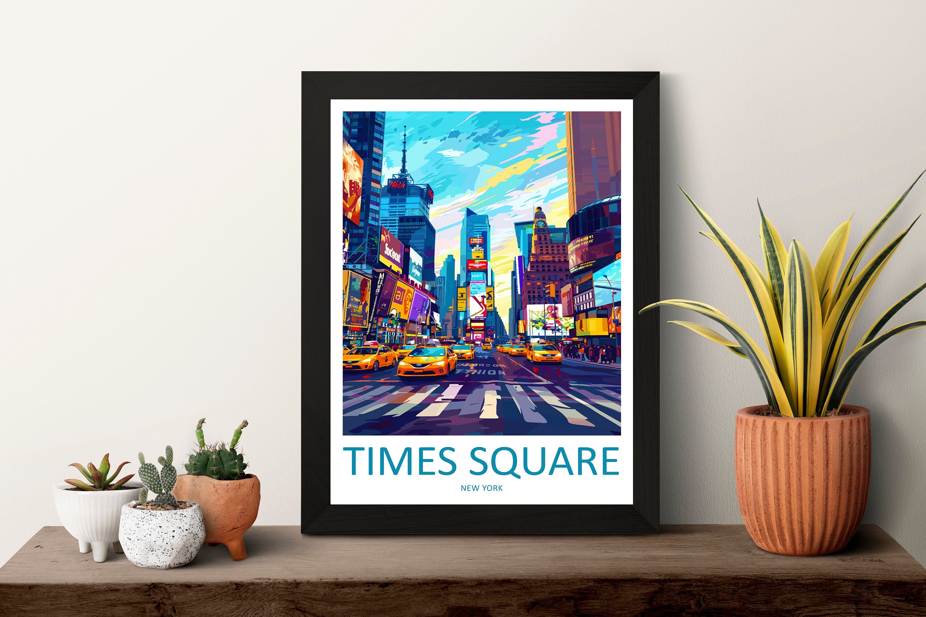 Times Square Travel Print