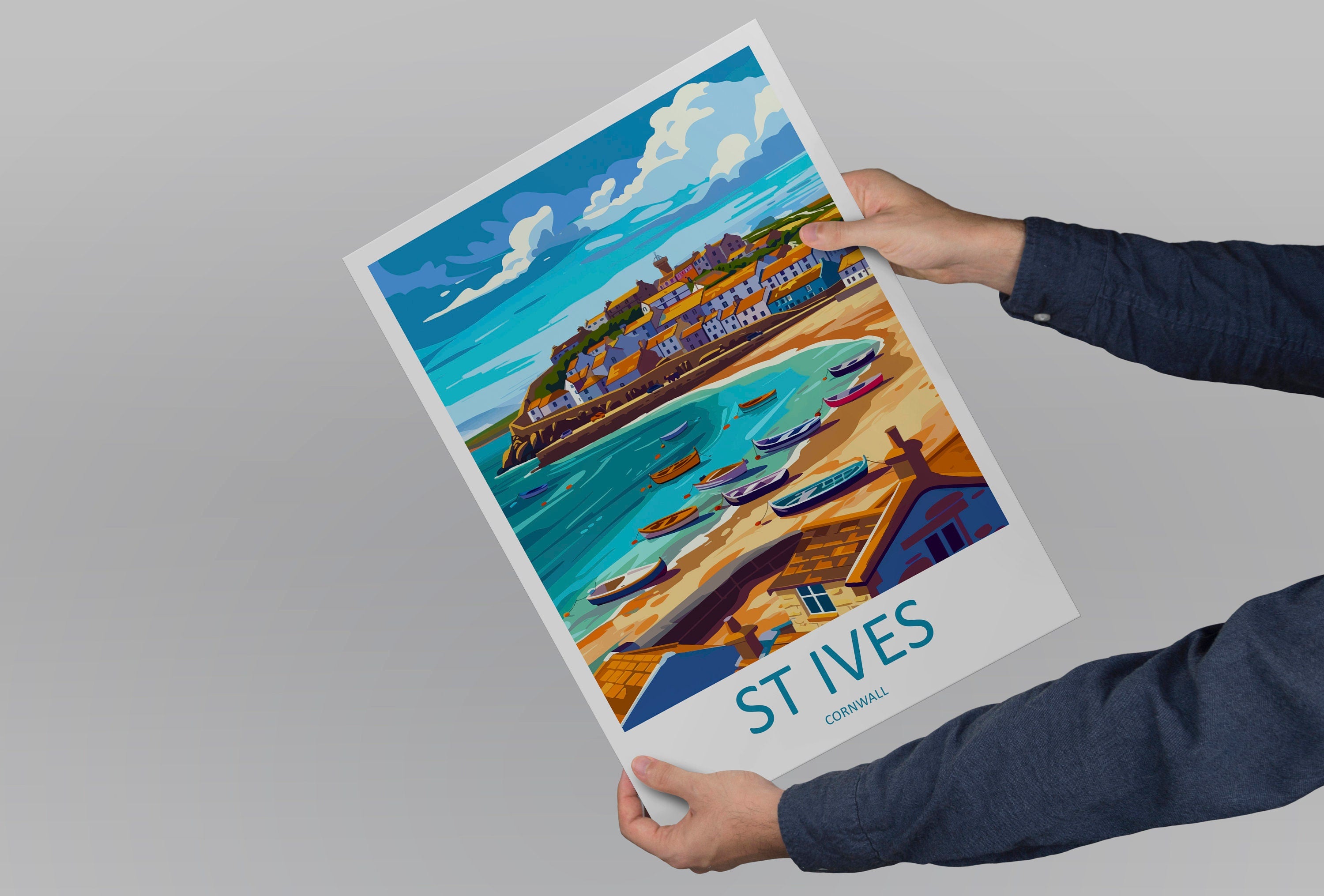 St Ives Travel Print