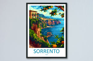 Sorrento Travel Print