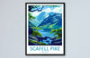 Scafell Pike Travel Print