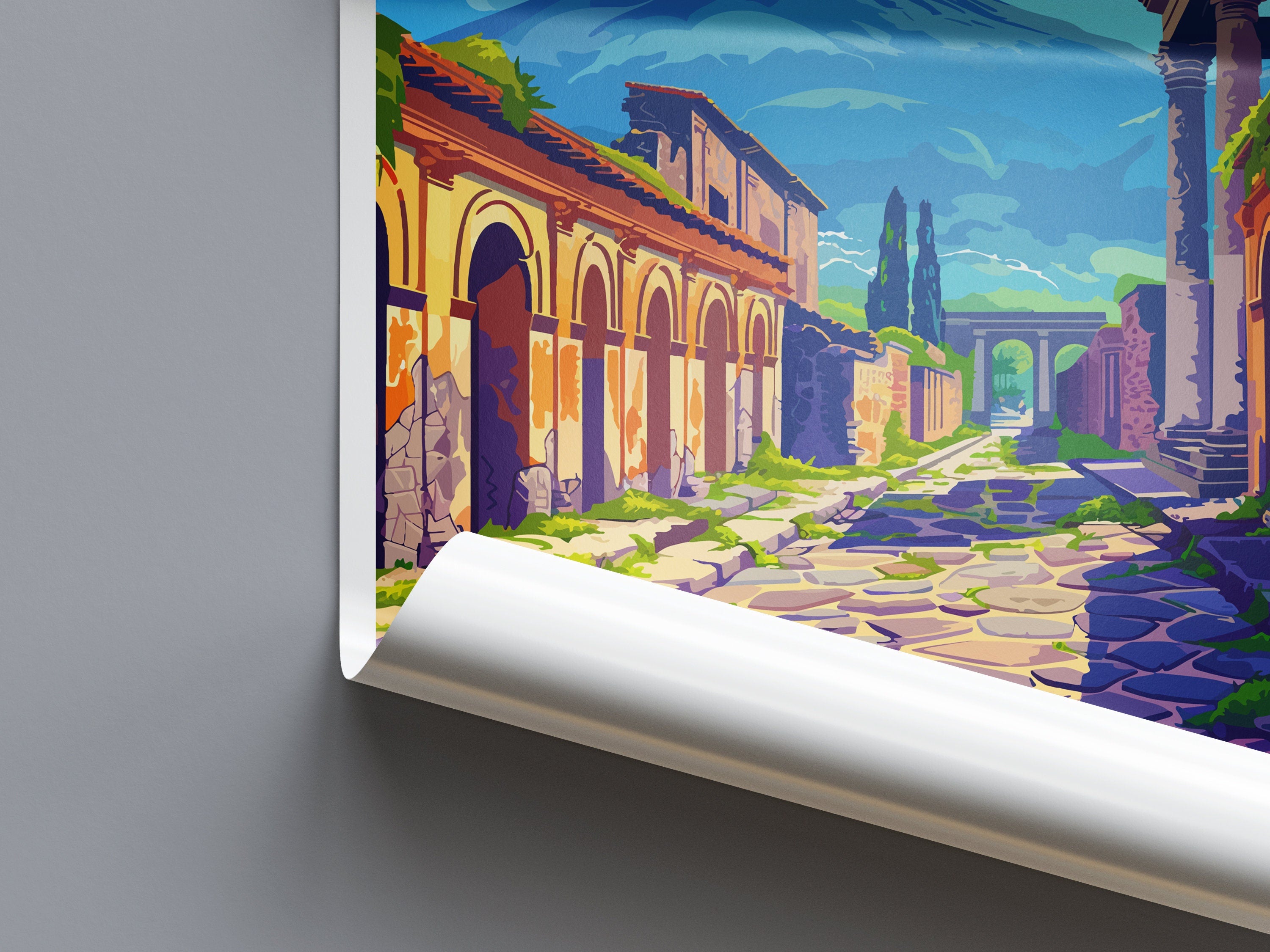 Pompeii Travel Print