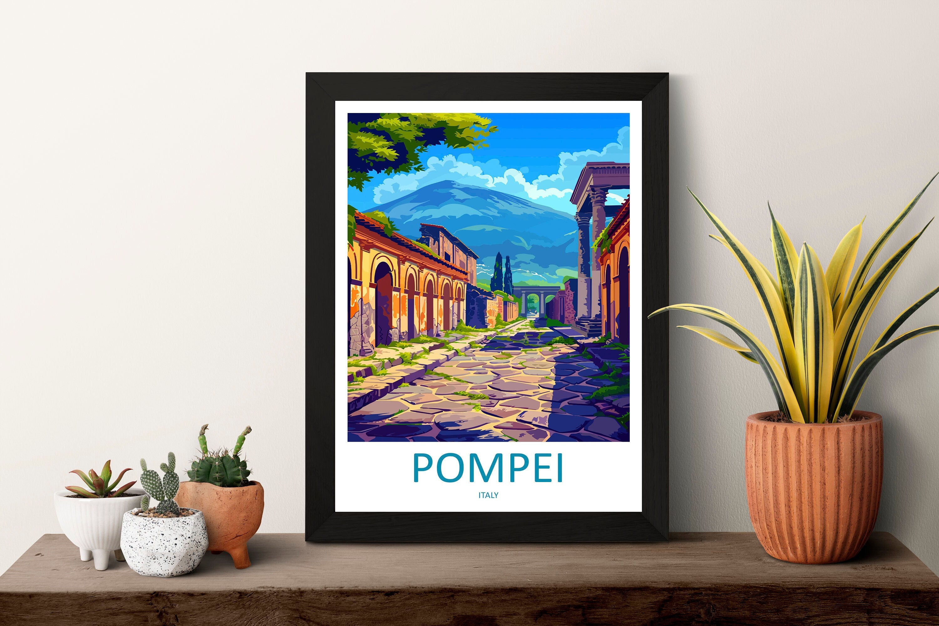 Pompeii Travel Print