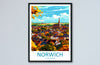 Norwich Travel Print