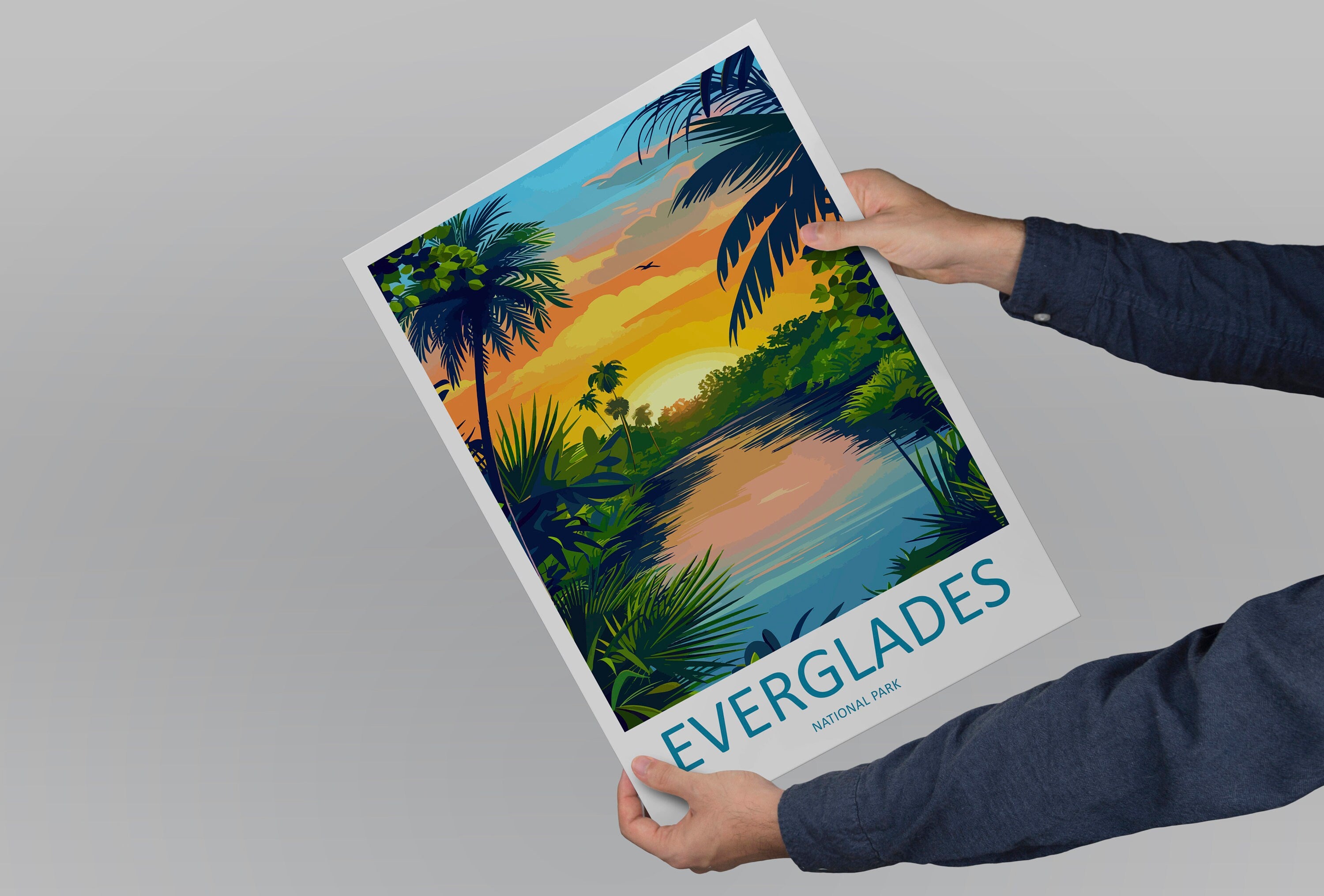 Everglades National Park Travel Print Wall Art Everglades National Park Wall Hanging Home Décor Everglades National Park Gift Art Lovers