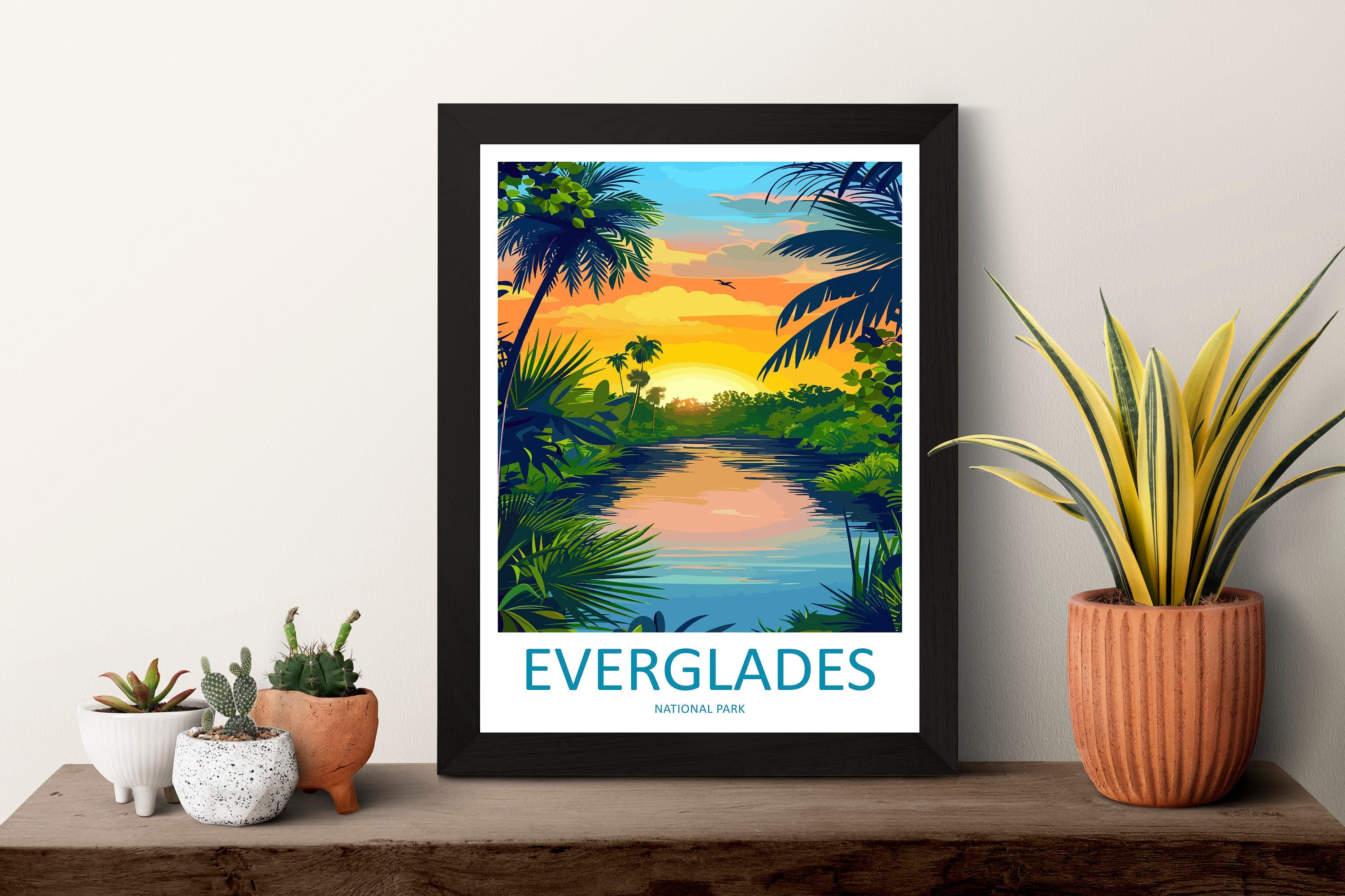 Everglades National Park Travel Print Wall Art Everglades National Park Wall Hanging Home Décor Everglades National Park Gift Art Lovers