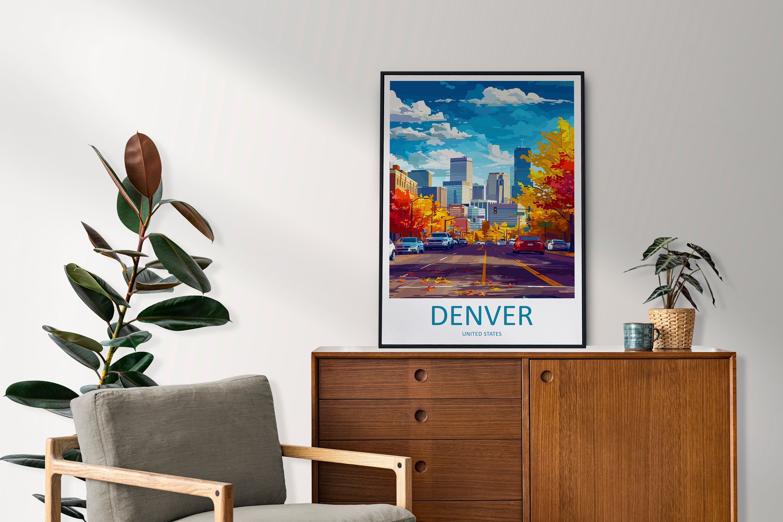 Denver Travel Print