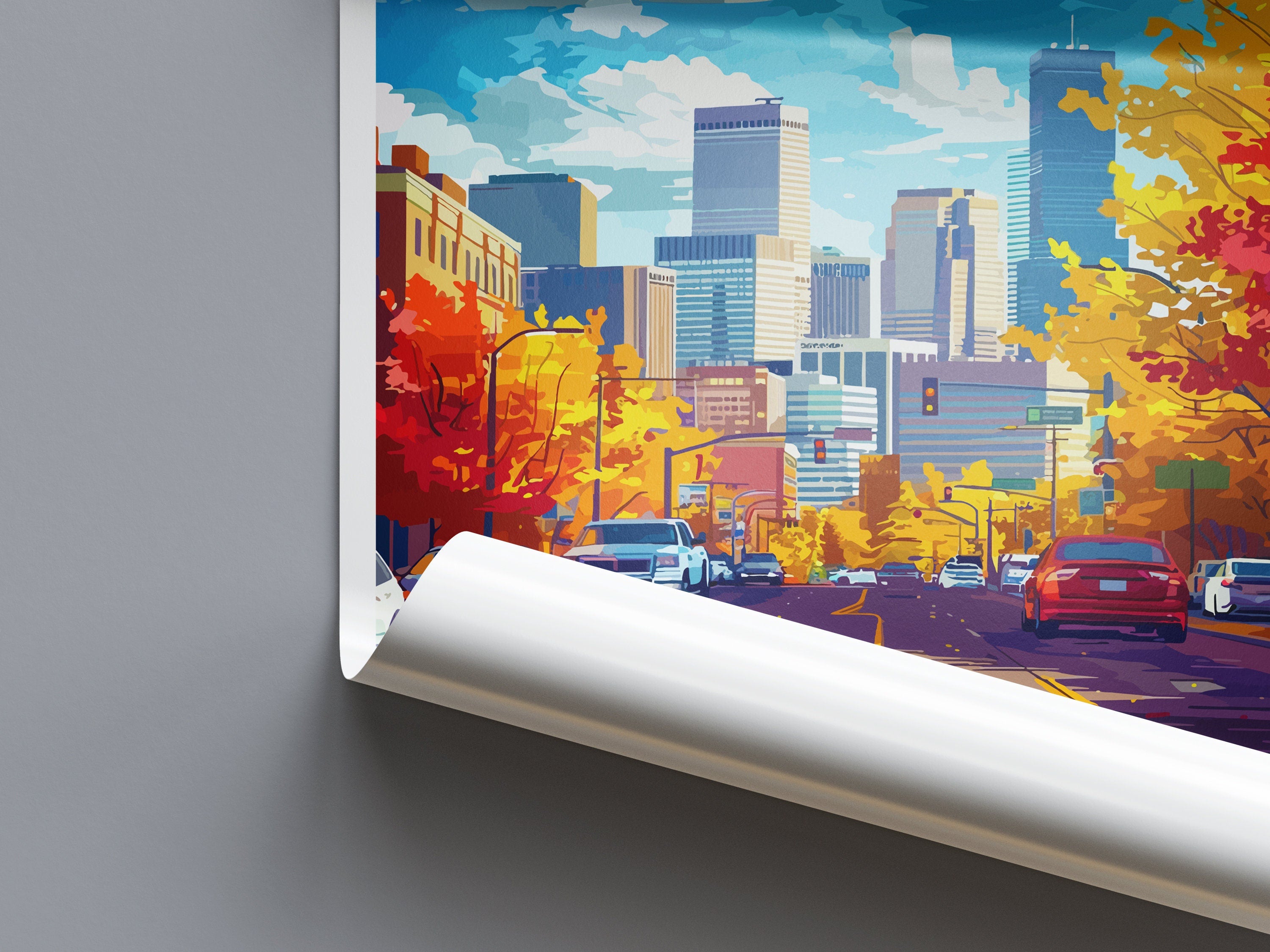 Denver Travel Print