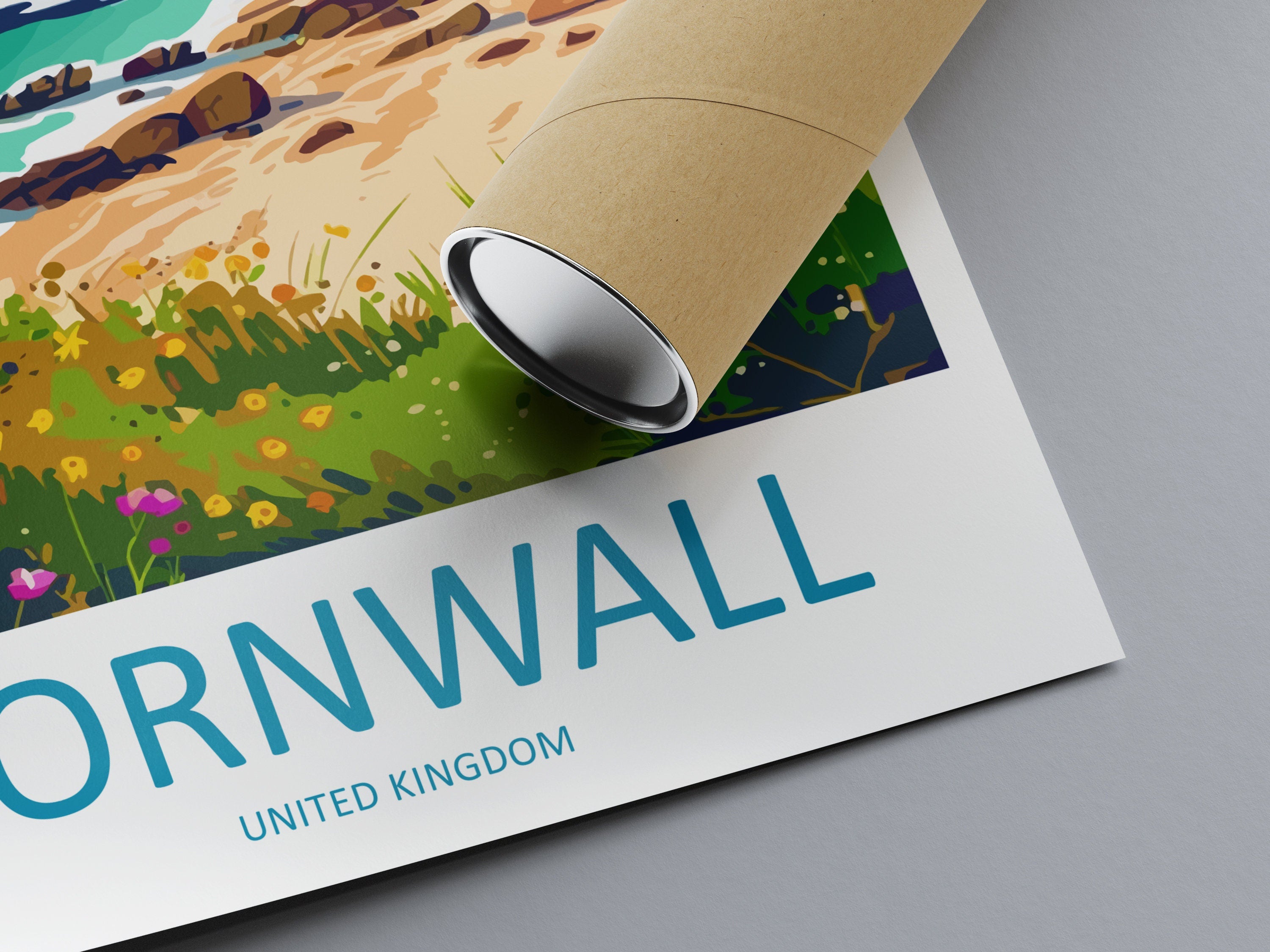 Cornwall Travel Print