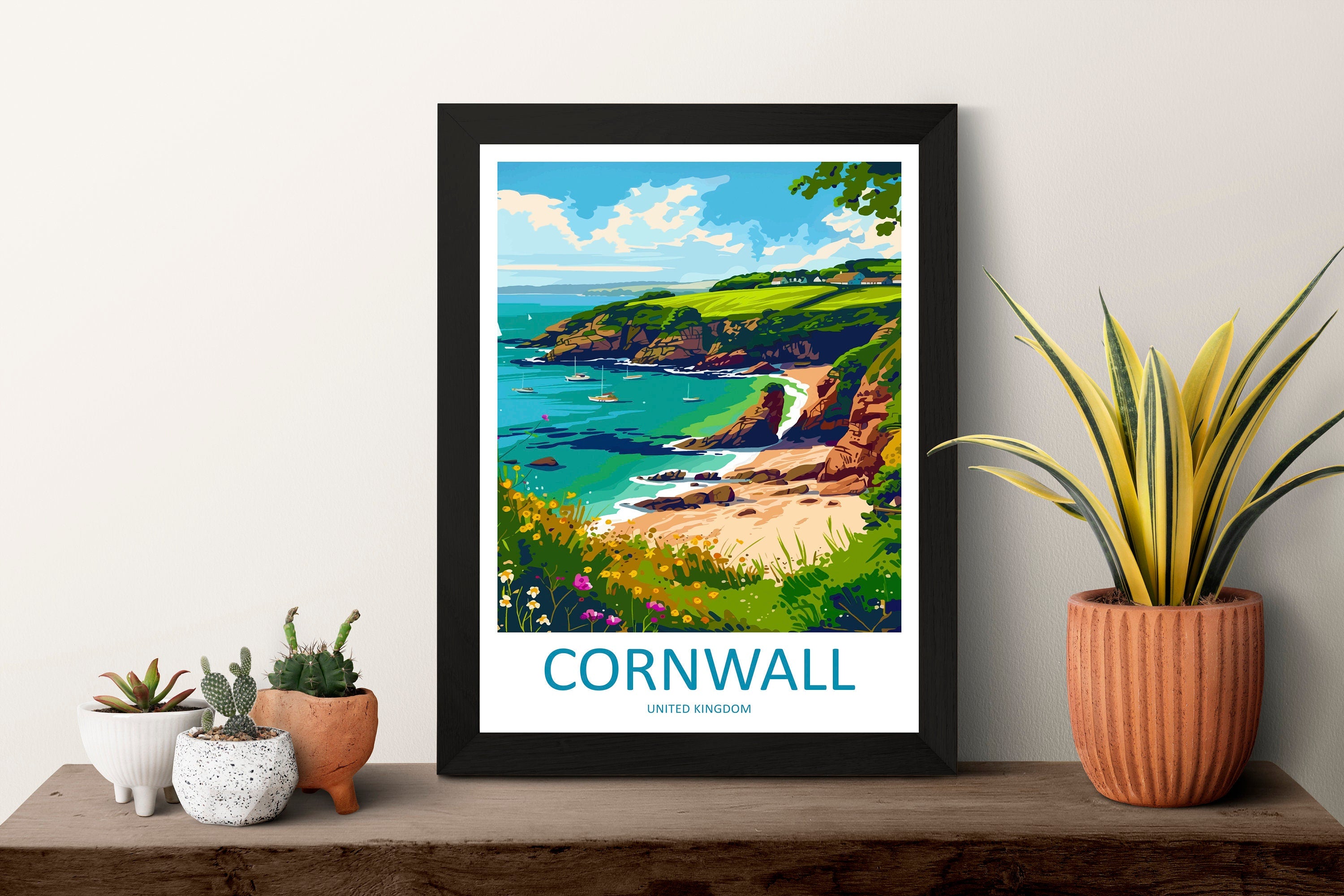 Cornwall Travel Print