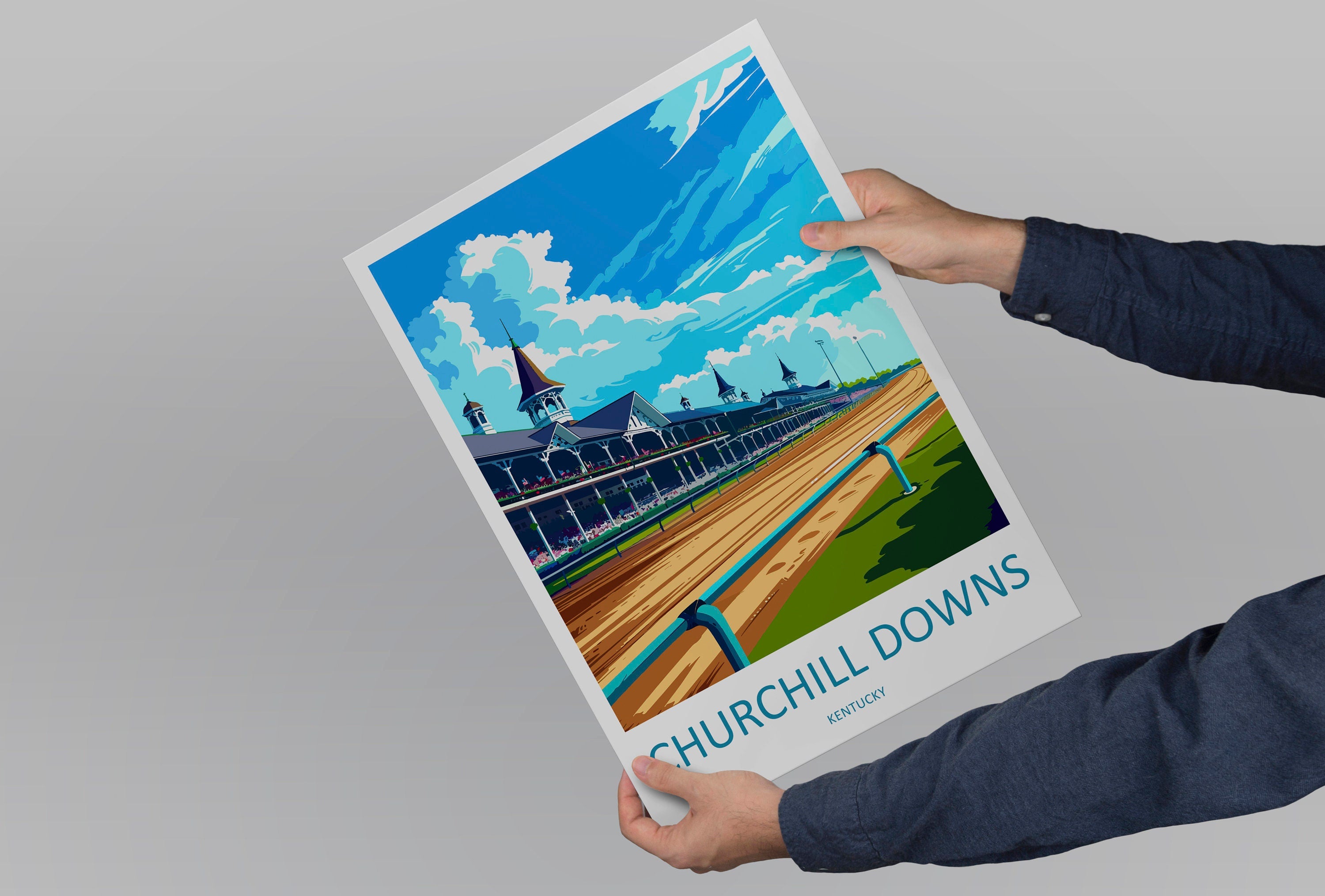 Churchill Downs Travel Print