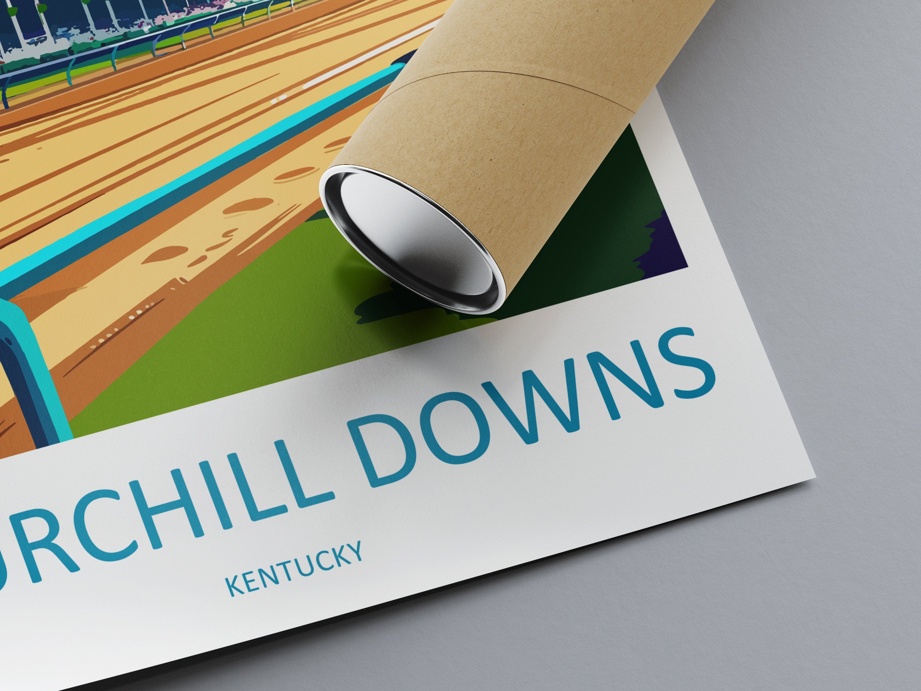 Churchill Downs Travel Print