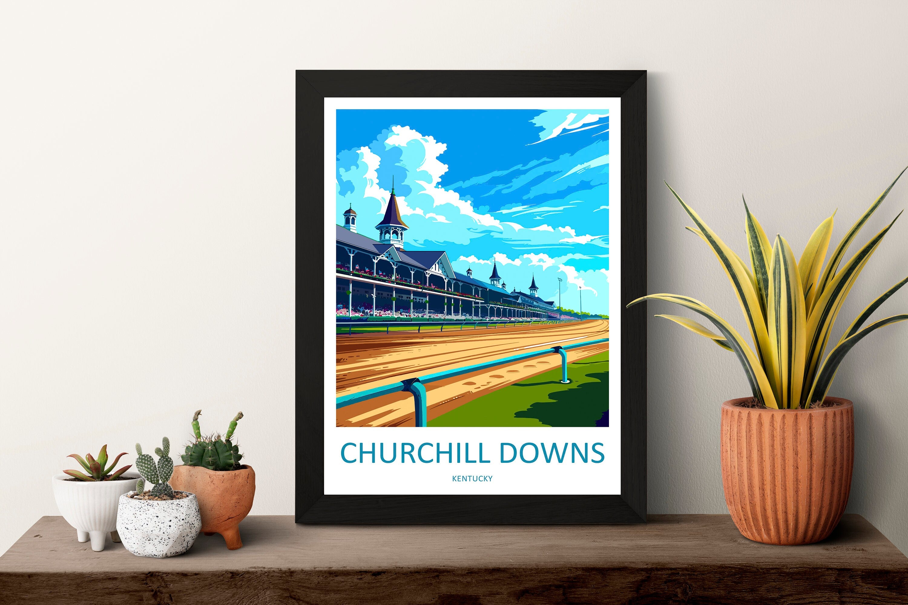 Churchill Downs Travel Print