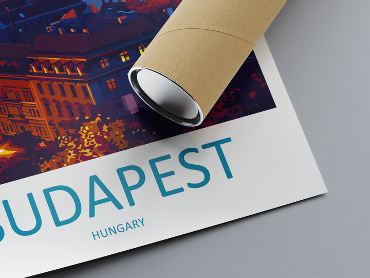 Budapest Travel Print Wall Art Budapest Wall Hanging Home Décor Budapest Gift Art Lovers Hungary Art Lover Gift Budapest Wall Décor